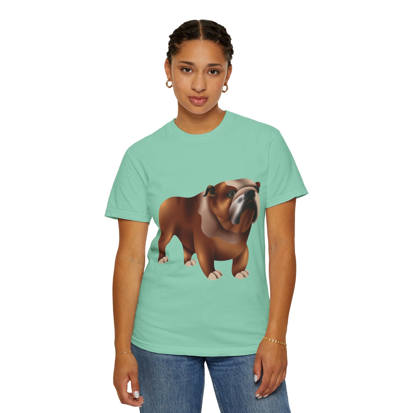 Unisex Garment-Dyed T-shirt - Lovely British Dog