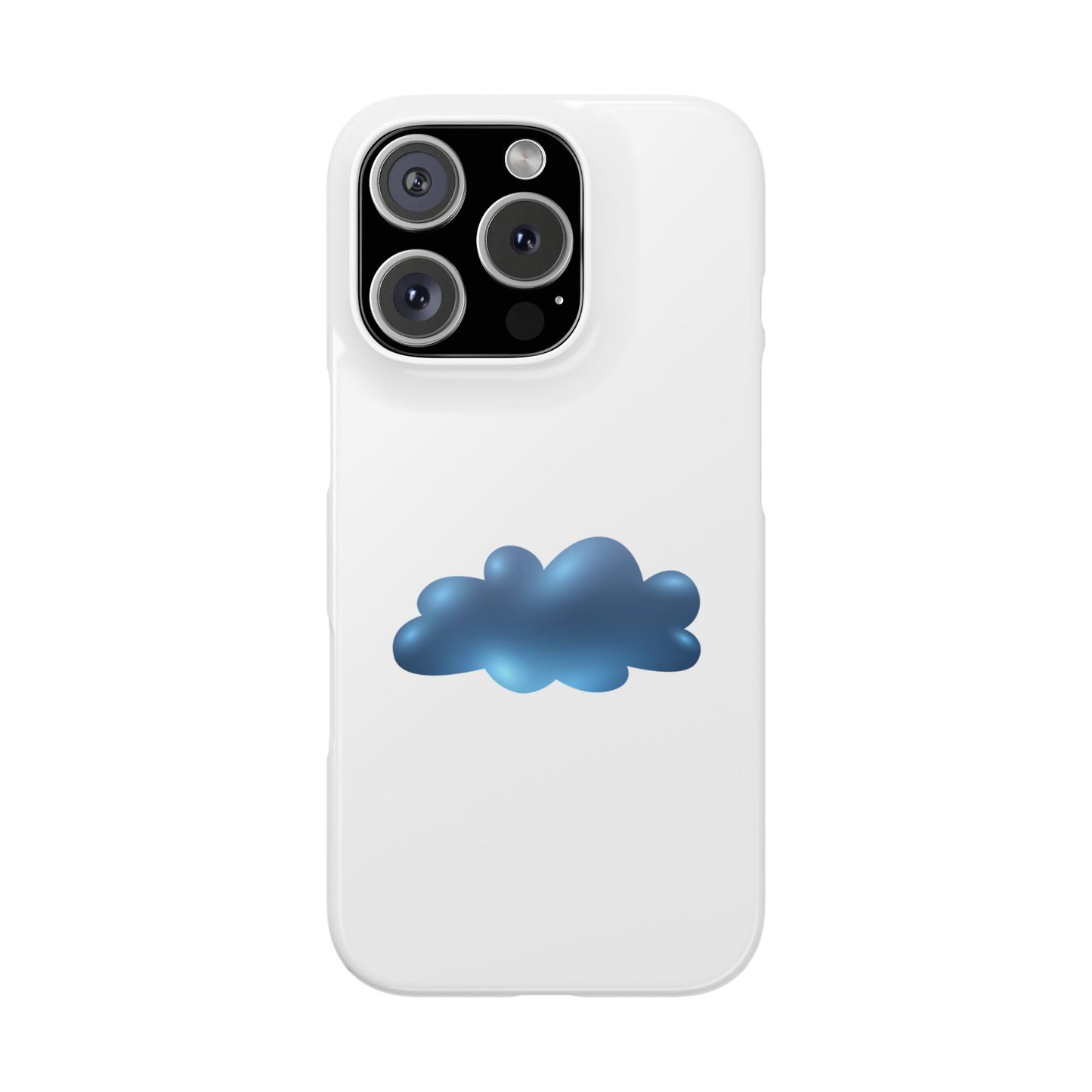Cloud Design Slim Phone Cases - Aesthetic Protection for Your Device, Cute Phone Cover, Trendy Accessories, Gift for Her, Cloudy Vibes