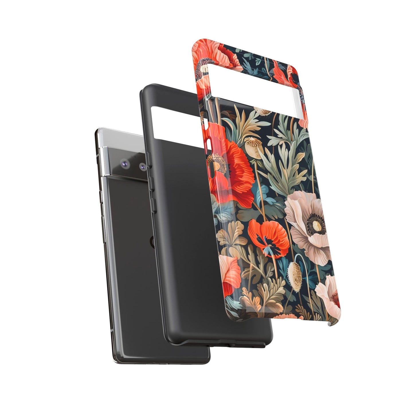 Floral Phone Case - Tough Cases, Flower Design, Chic Tech Accessories, Stylish Gifts, Unique Phone Protectors