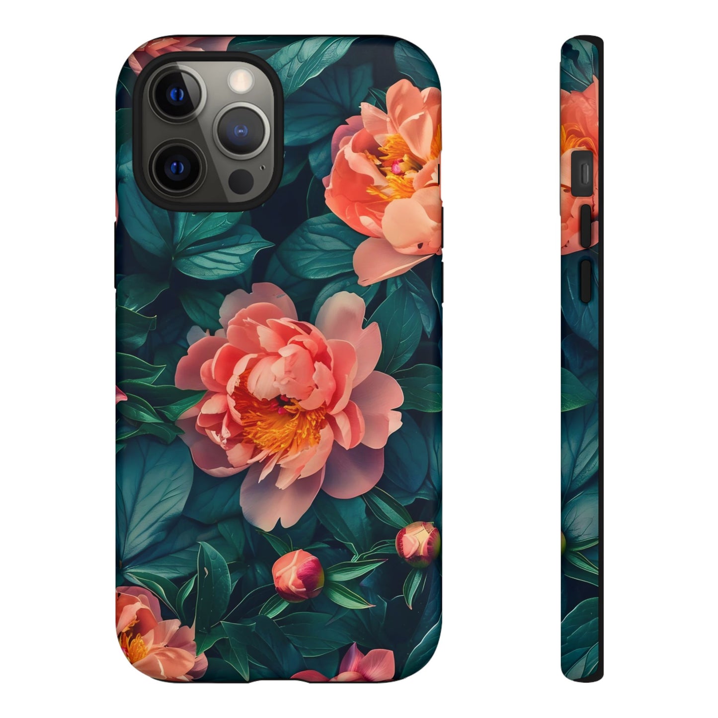 Floral Phone Case - Tough Cases, Flower Design, Botanical Art, Phone Accessory, Gift for Her, Nature Lovers