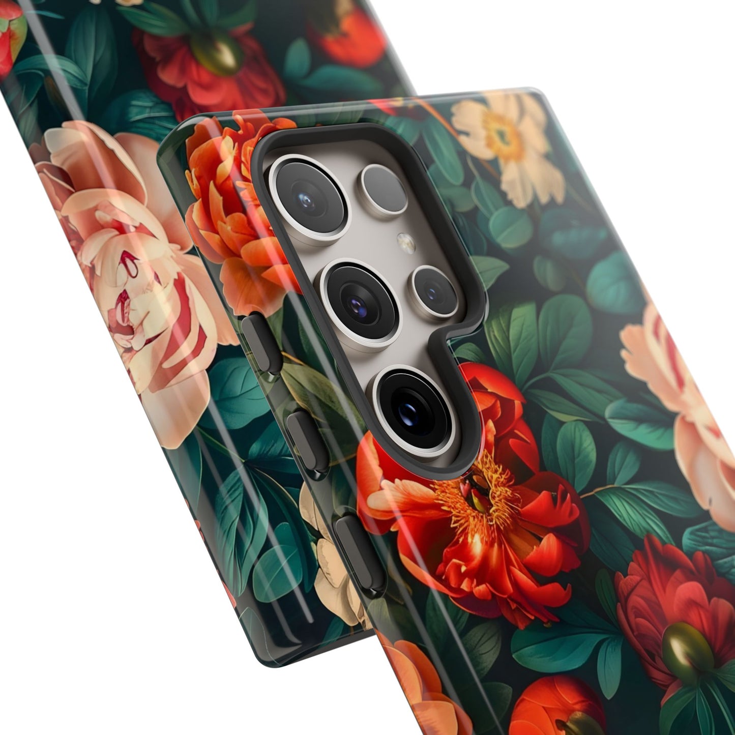 Floral Phone Case - Tough Cases, Vibrant Protection, Gift for Her, Cute Floral Design, Trendy Accessory, Perfect for Spring