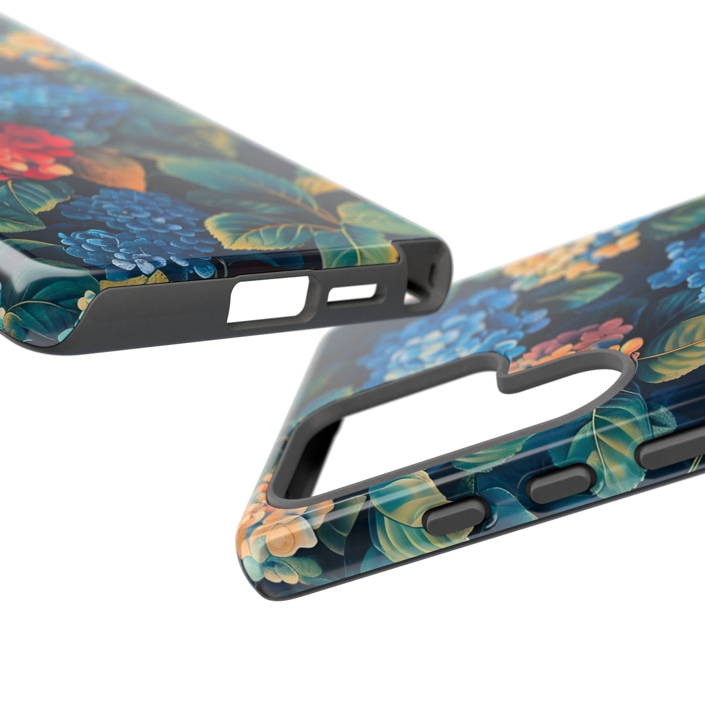 Floral Tough Phone Case, Durable Smartphone Cover, Flower Design, Gift for Her, Stylish Protection