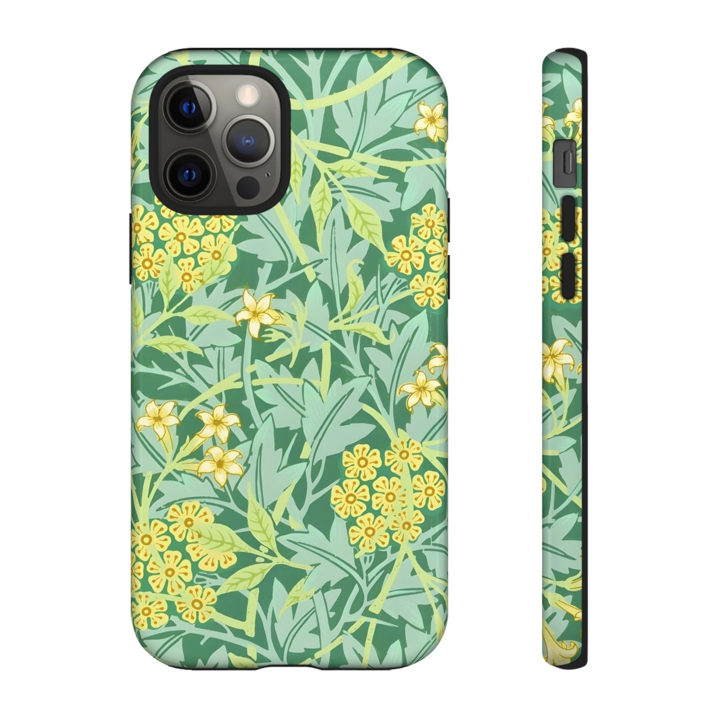 Tough Cases Organic Floral Phone Case, Stylish iPhone Cover, Eco-Friendly Gift, Nature Lover Accessory, Spring Decor, Unique Phone Protector