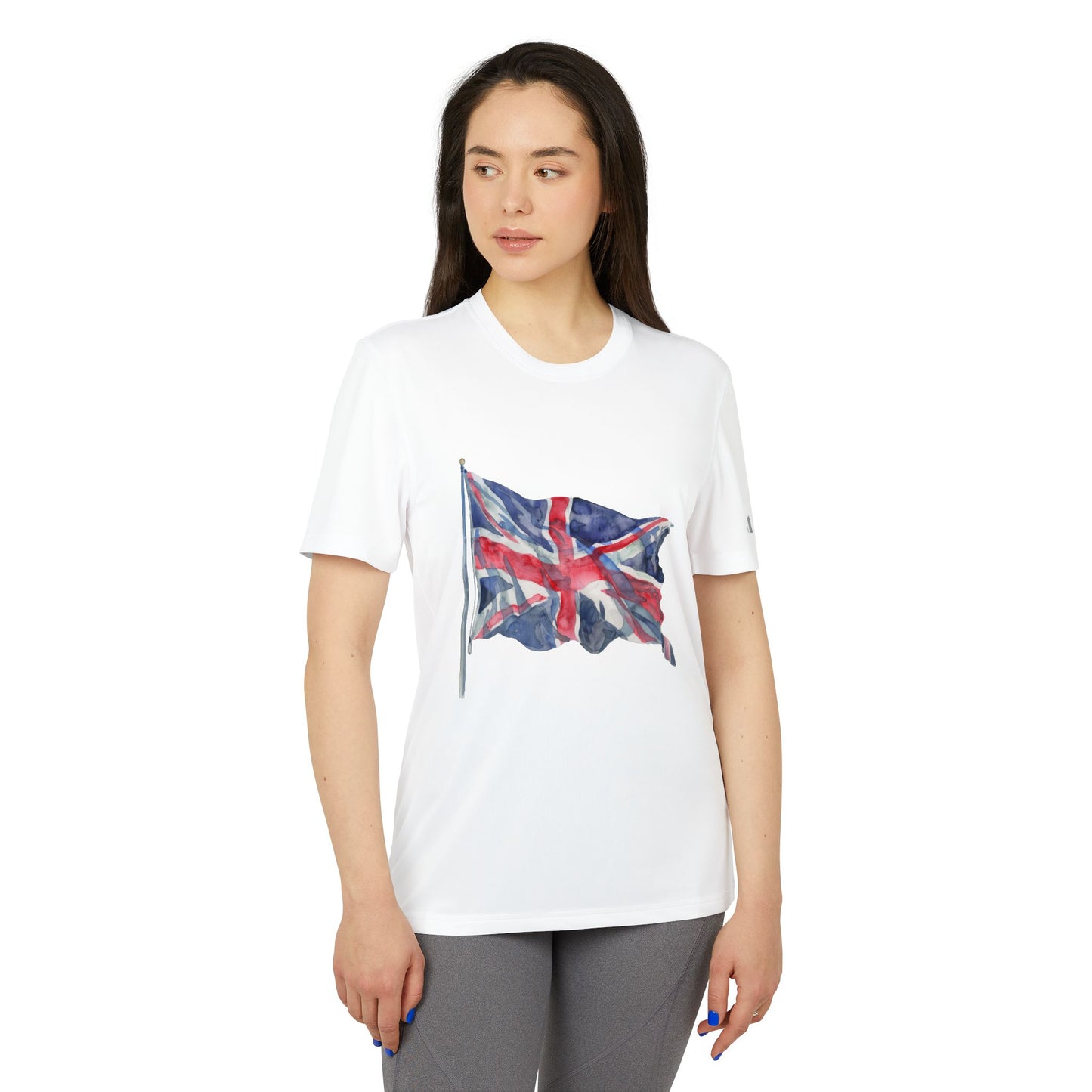 Adidas Unisex Sport T-Shirt - Union Jack Design - Perfect for Active Lifestyle and UK Enthusiasts