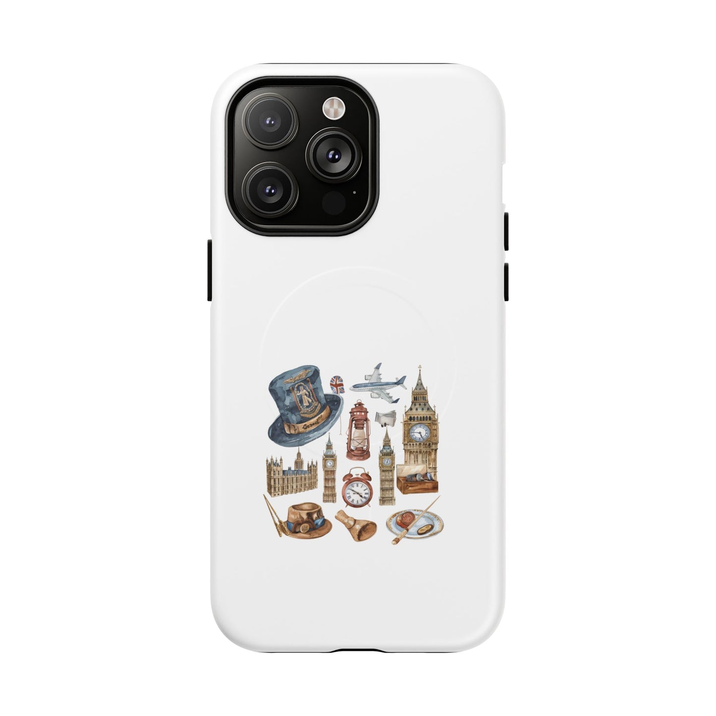 London Adventure Tough Magnetic Phone Case, Gift for Travelers, Unique Design, Travel Accessories, Holiday Present, Custom Phone Cover