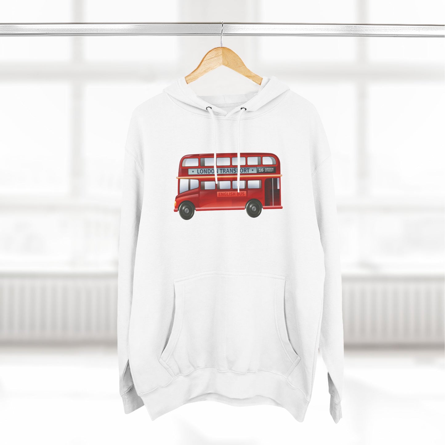 Vintage Car Trendy Three-Panel Fleece Hoodie