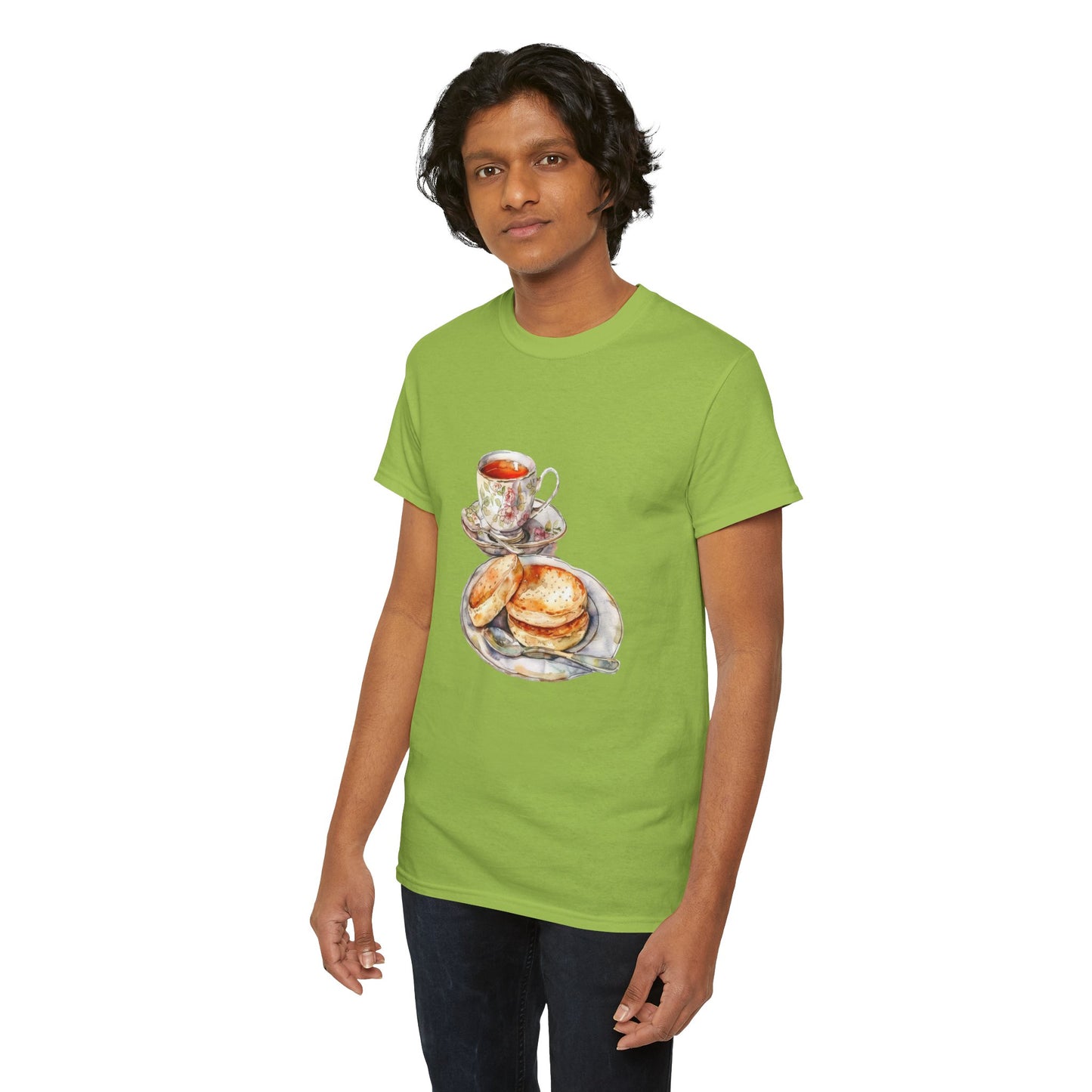 Unisex Heavy Cotton T-Shirt - Traditional British Food