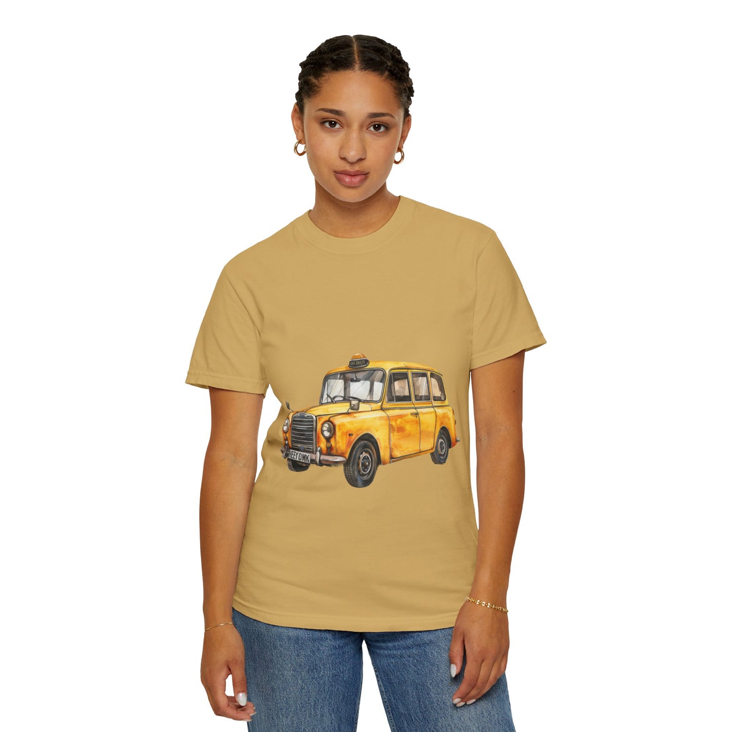 Unisex Garment-Dyed T-shirt - Vintage British Car