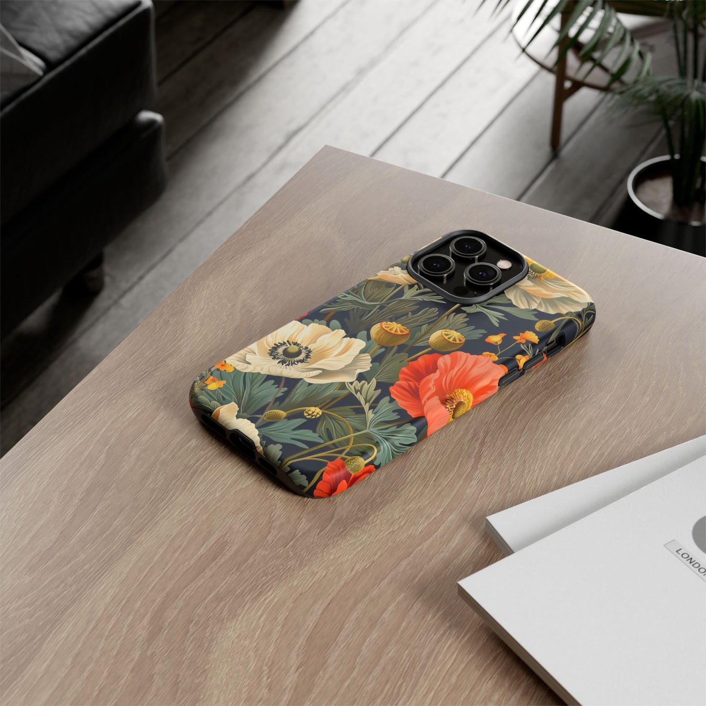 Floral Phone Case - Tough Cases with Vibrant Garden Design, Phone Accessory, Gift for Her, Spring Style, Nature Lover