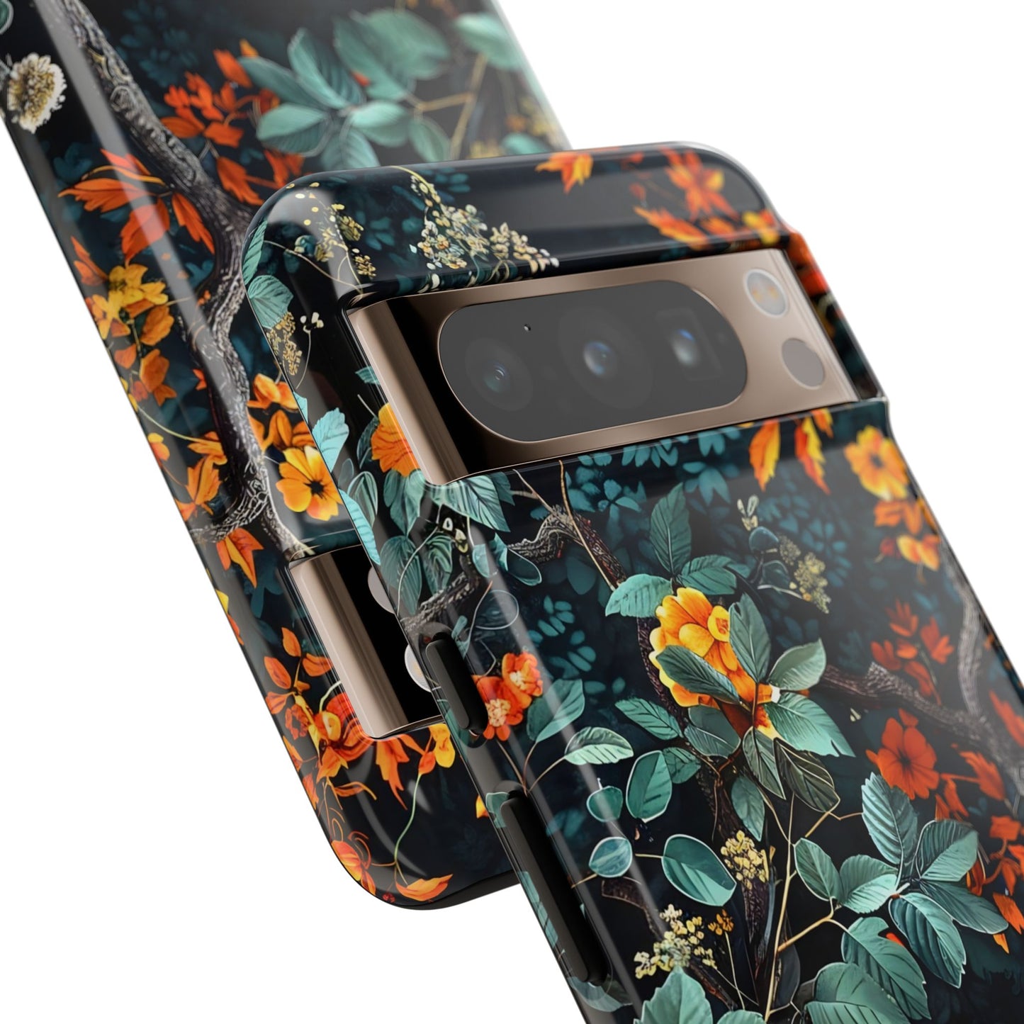 Floral Phone Case | Tough Cases, Protective Cover, Gift for Her, Autumn Vibes, Floral Phone Accessory, Unique Design
