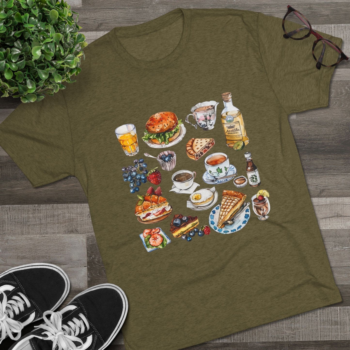 Vintage England Cozy Unisex Tri-Blend Crew Tee