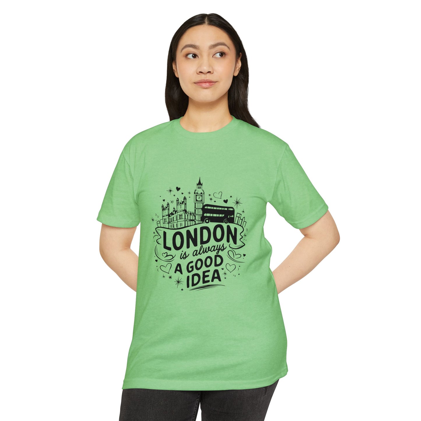 Unisex CVC Jersey T-shirt - London is always a good Idea