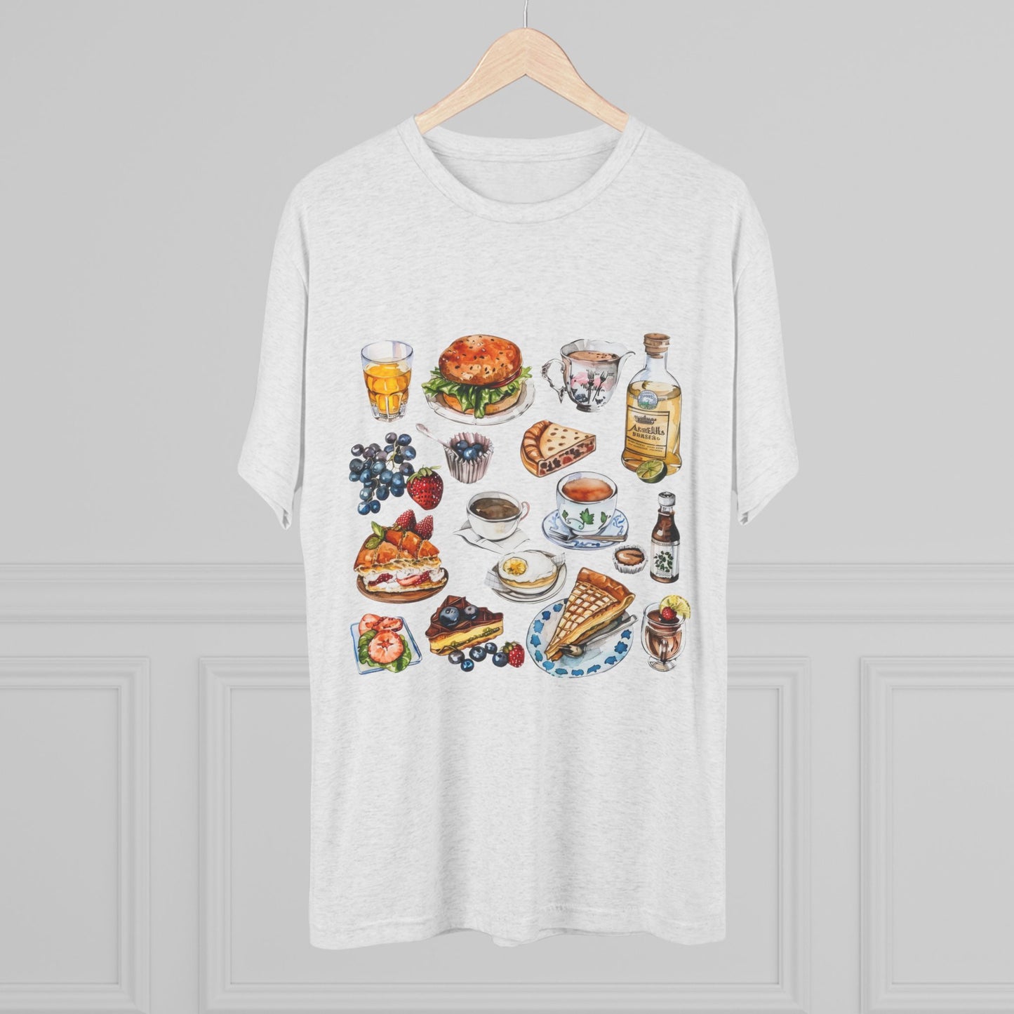 Vintage England Cozy Unisex Tri-Blend Crew Tee