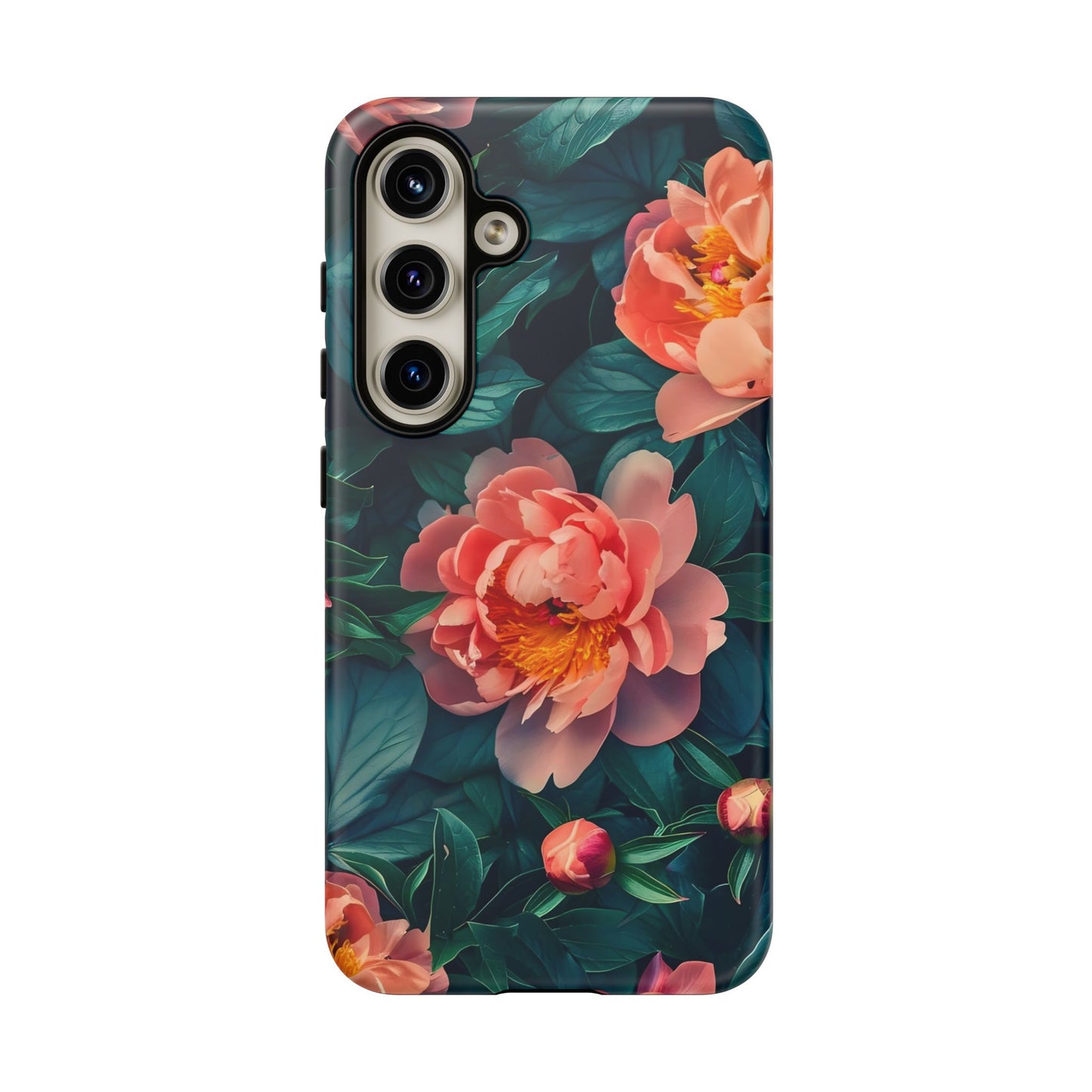 Floral Phone Case - Tough Cases, Flower Design, Botanical Art, Phone Accessory, Gift for Her, Nature Lovers