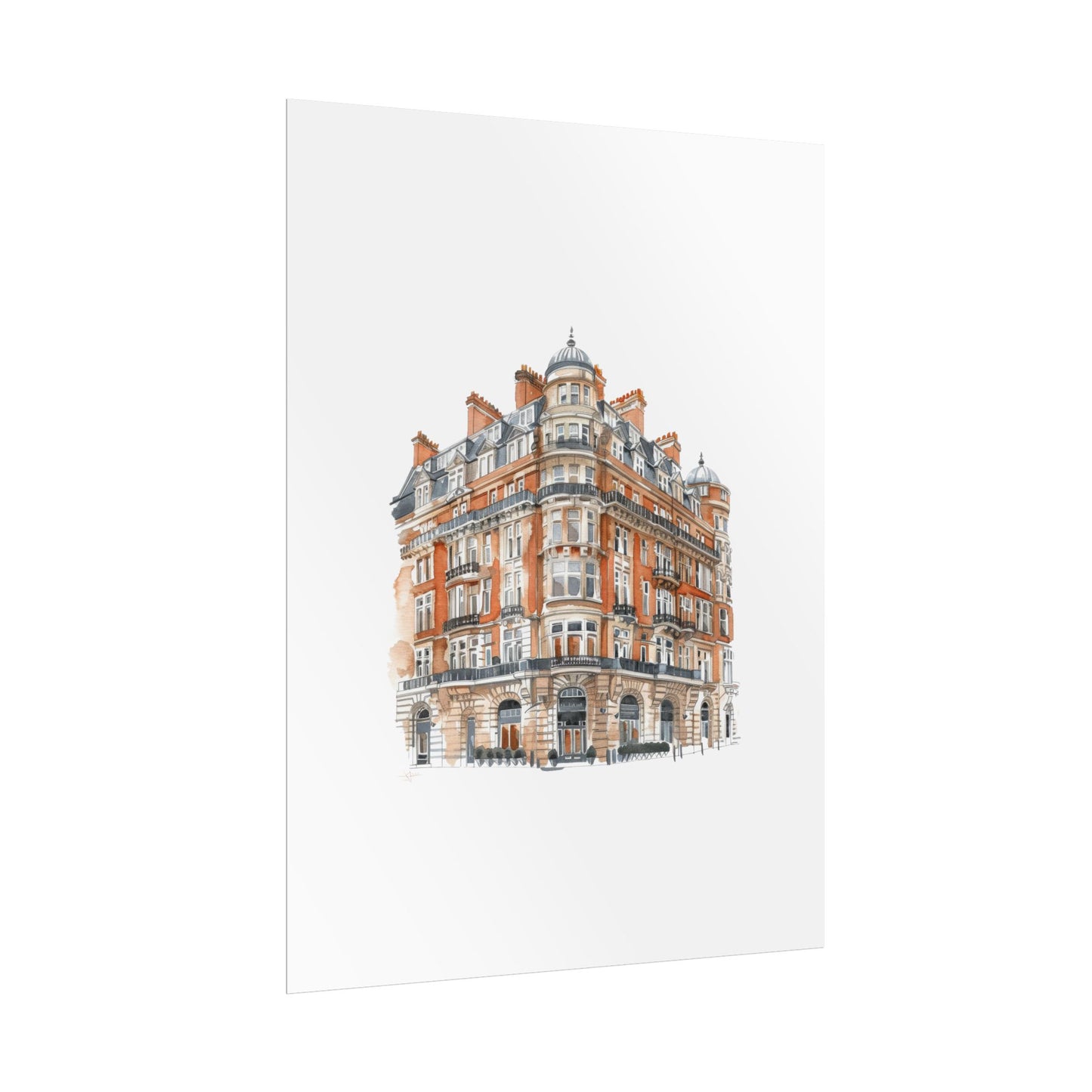 Elegant Architectural Rolled Posters, Art Prints for Home Decor, Gift for Housewarming, Wall Art for Living Room, Unique Art Decor