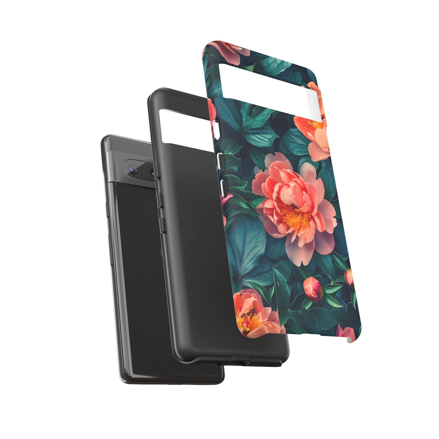 Floral Phone Case - Tough Cases, Flower Design, Botanical Art, Phone Accessory, Gift for Her, Nature Lovers
