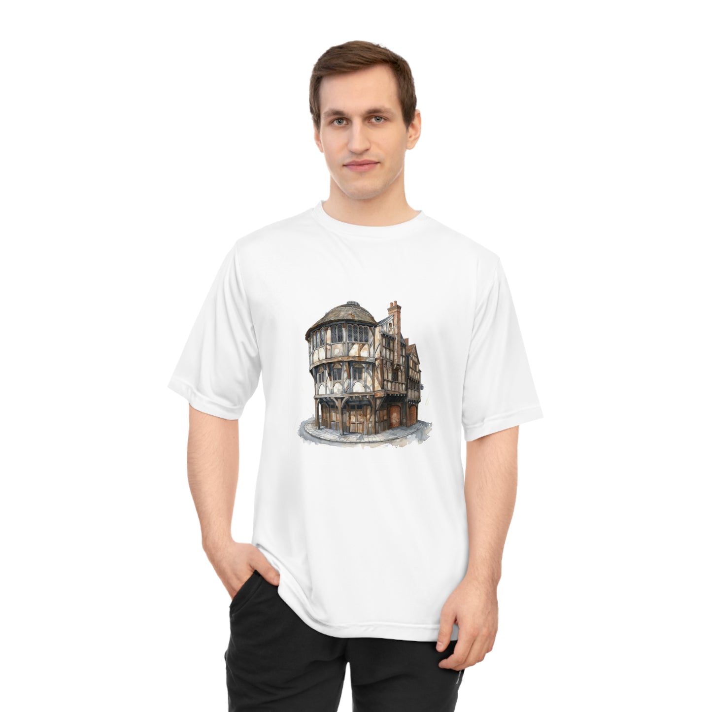 Unisex Zone Performance T-shirt - The Local’s Corner - A Cozy British Pub Experience