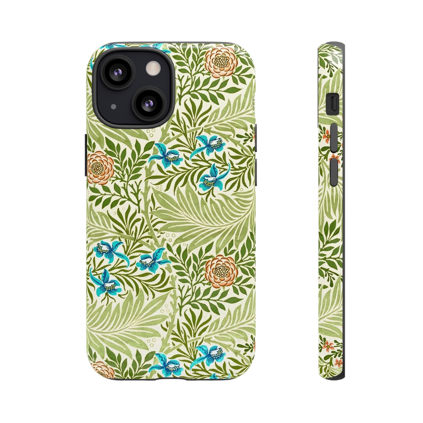 Tough Cases Phone Case, Botanical Print Phone Cover, Floral Smartphone Accessory, Nature-Inspired Tech Gear, Gift for Plant Lovers