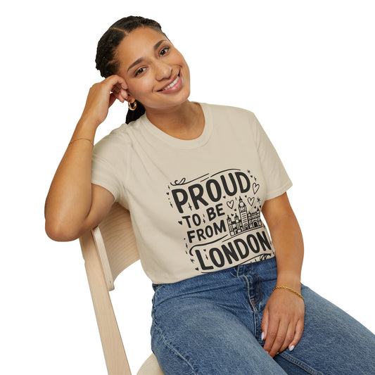 Unisex Softstyle T-Shirt - Proud to be from London