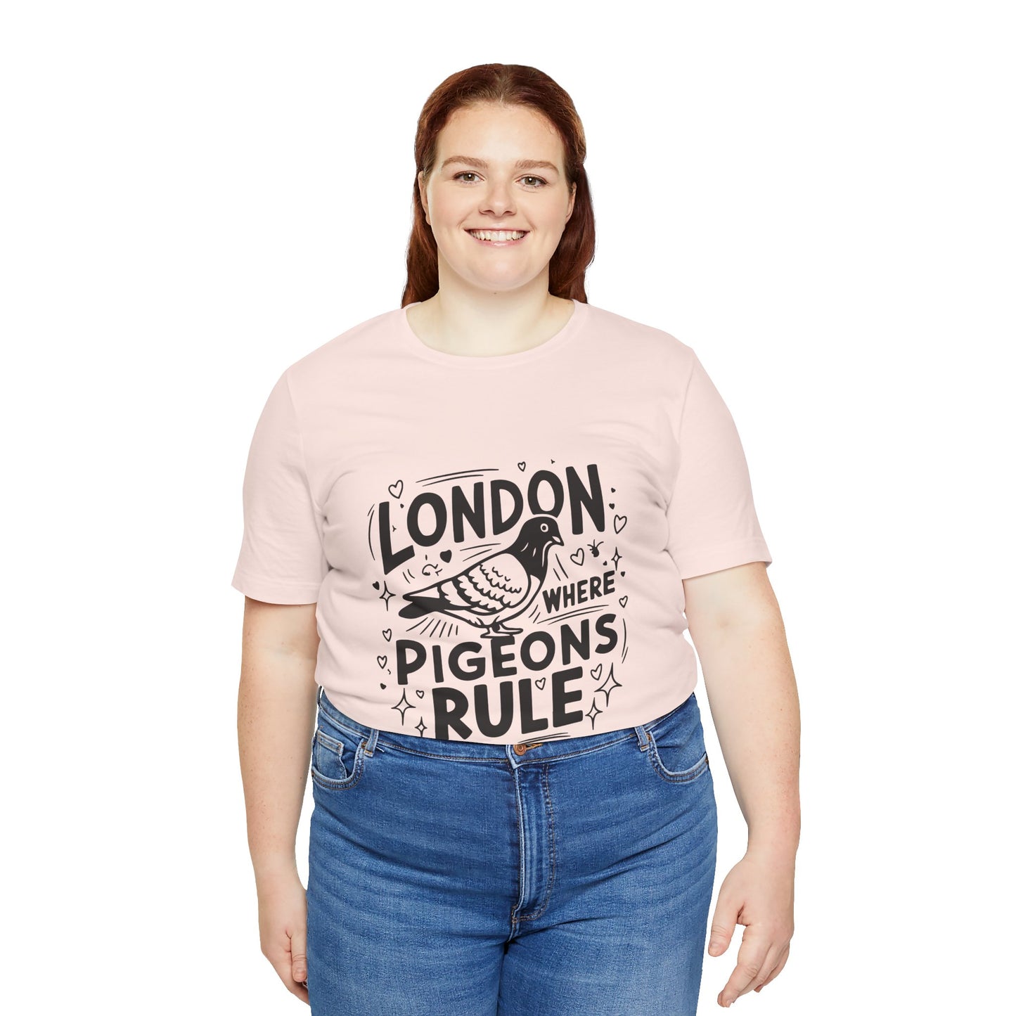 Unisex Jersey Short Sleeve Tee - London where Pigeons Rule