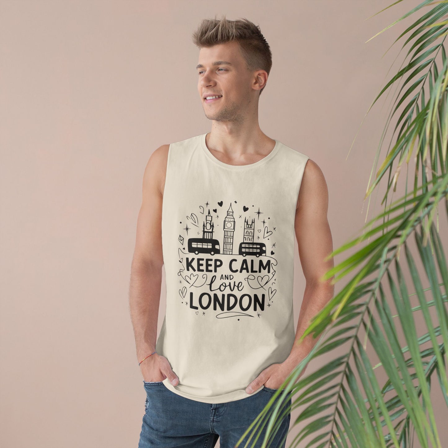 Unisex Barnard Tank - Keep Calm and love London