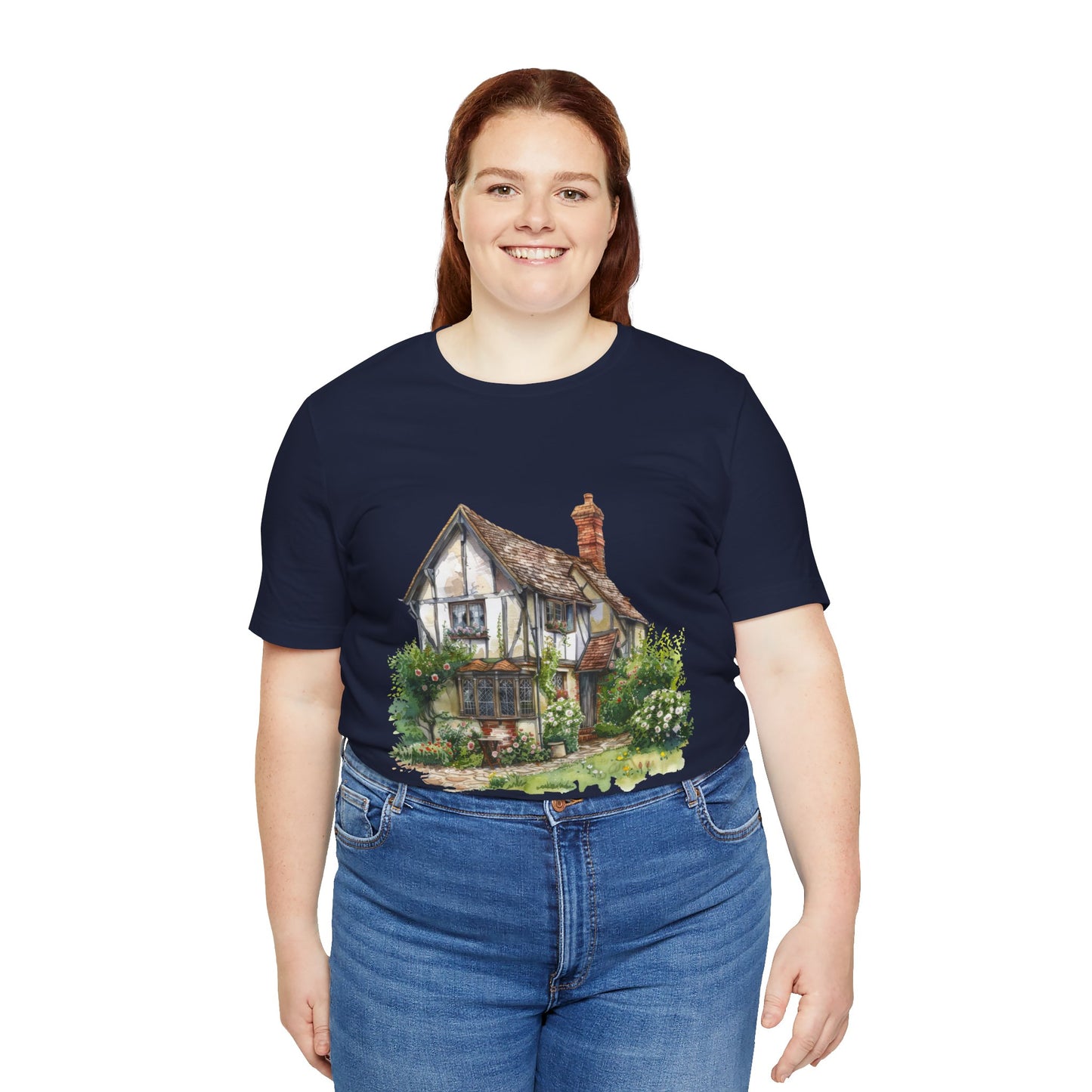 Unisex Jersey Short Sleeve Tee - Timeless Beauty - British Village Homes