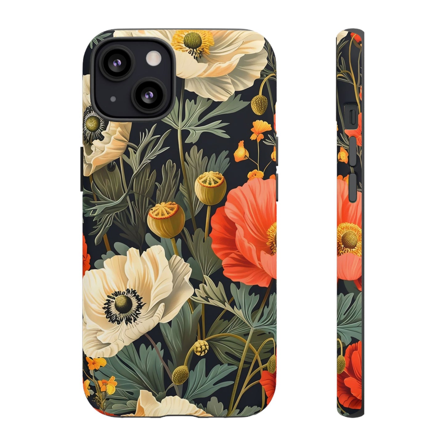 Floral Phone Case - Tough Cases with Vibrant Garden Design, Phone Accessory, Gift for Her, Spring Style, Nature Lover
