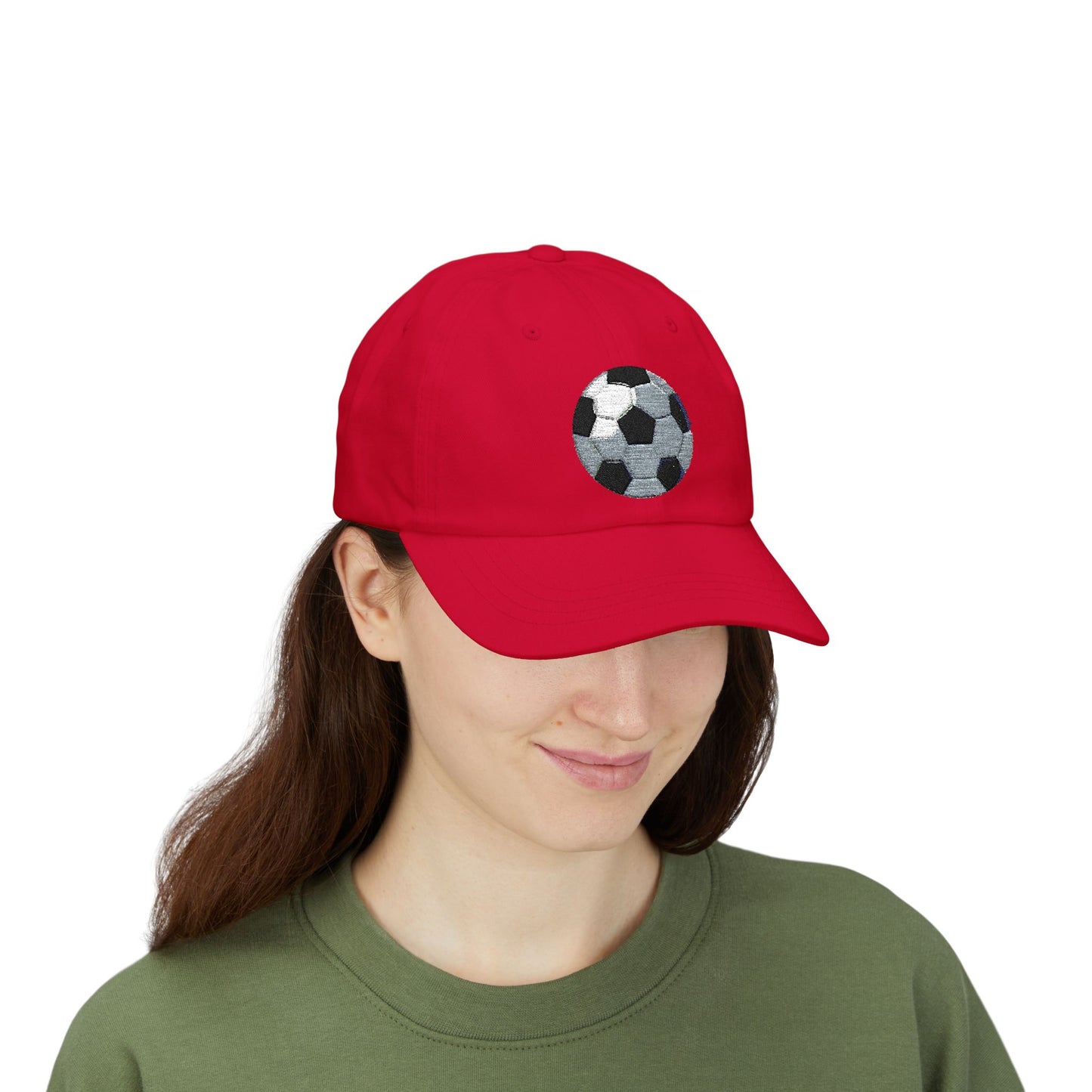 Soccer Dad Cap | Classic White Dad Hat, Sports Fan Gift, Casual Summer Accessory, Father's Day, Outdoor Activities