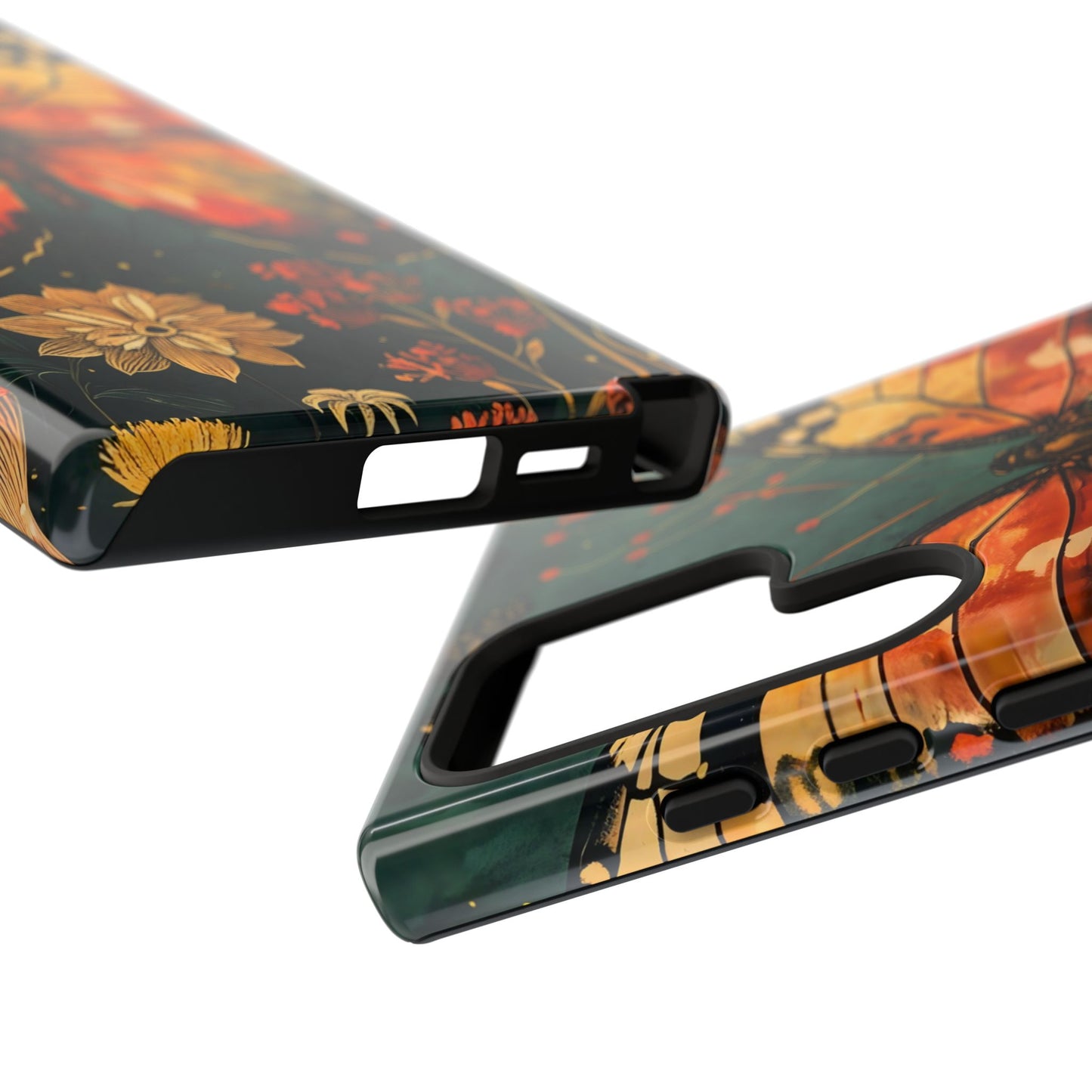 Butterfly Phone Case – Tough Cases for Nature Lovers, Floral Design, Butterfly Art, Unique Gift, Eco-Friendly Protection