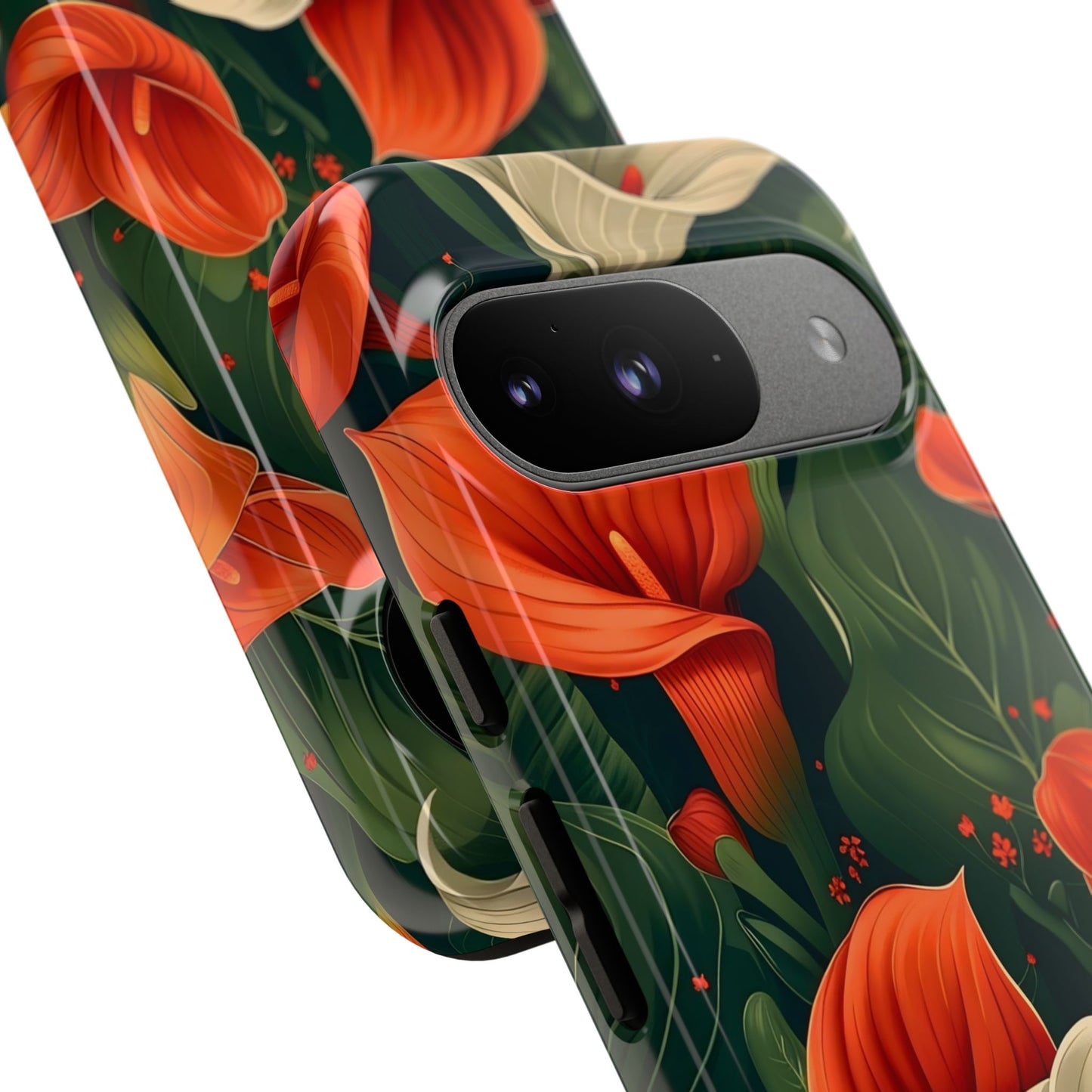 Floral Phone Case, Tough Cases for Stylish Protection, Gift for Her, Nature Lovers, Phone Accessories, Trendy Tech