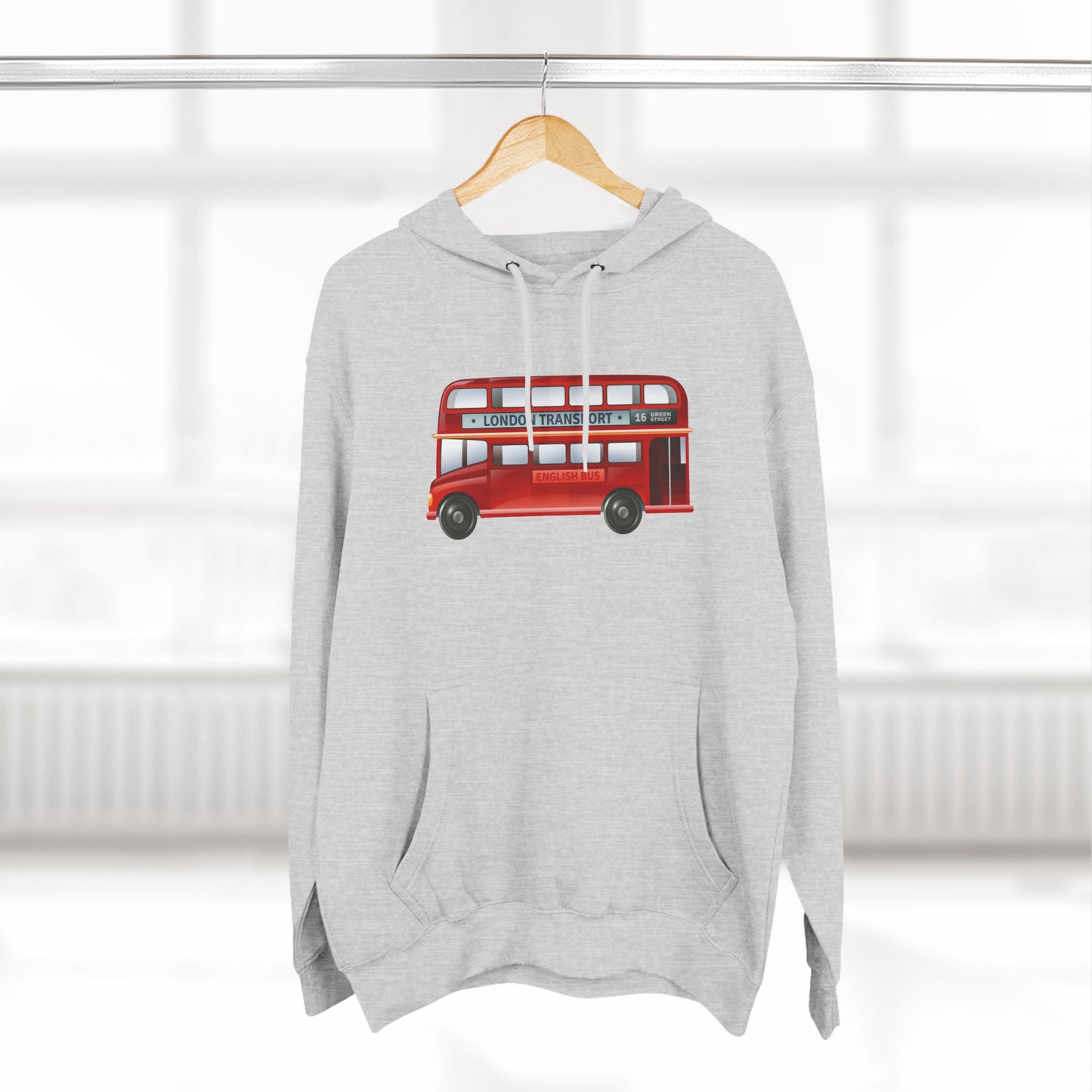 Vintage Car Trendy Three-Panel Fleece Hoodie