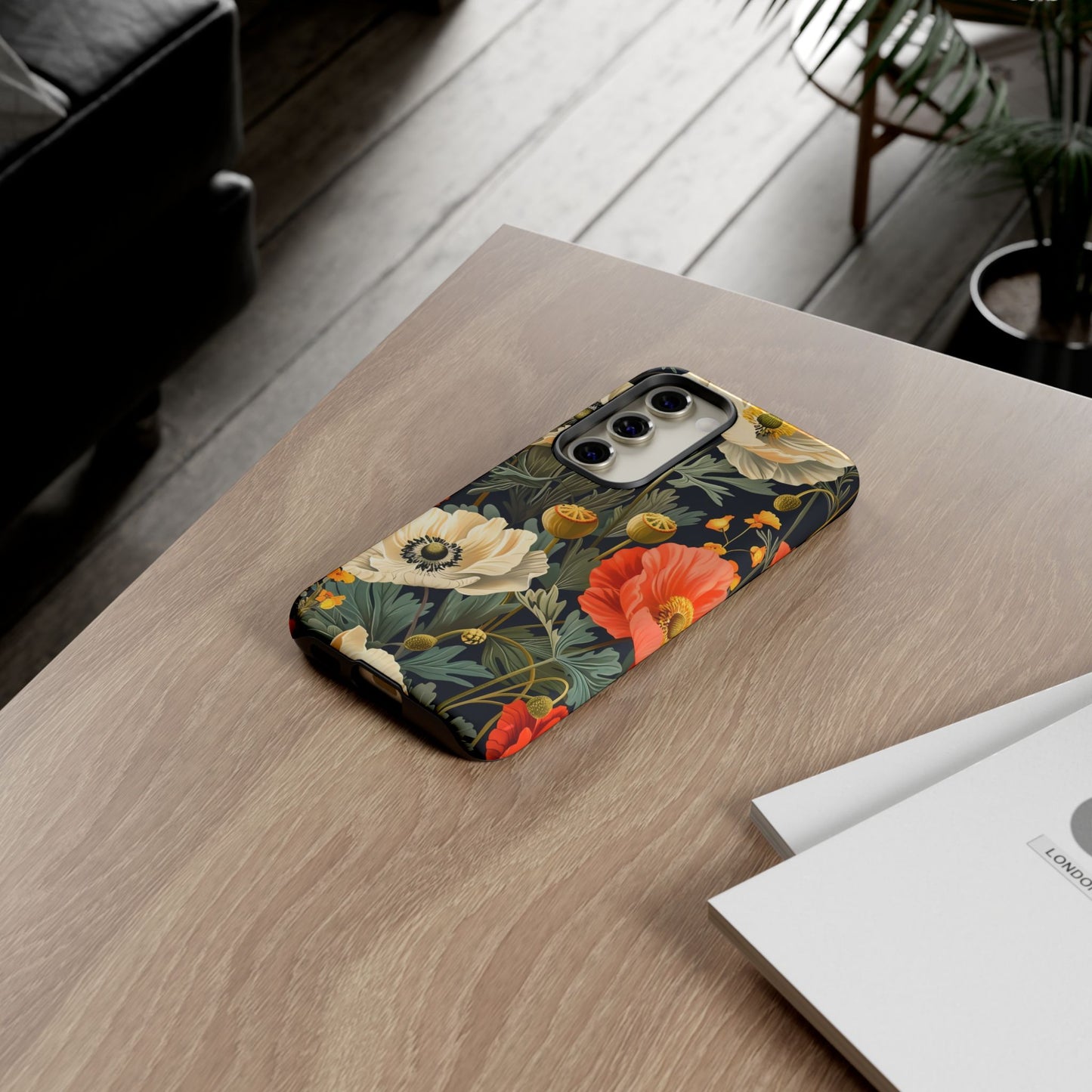 Floral Phone Case - Tough Cases with Vibrant Garden Design, Phone Accessory, Gift for Her, Spring Style, Nature Lover