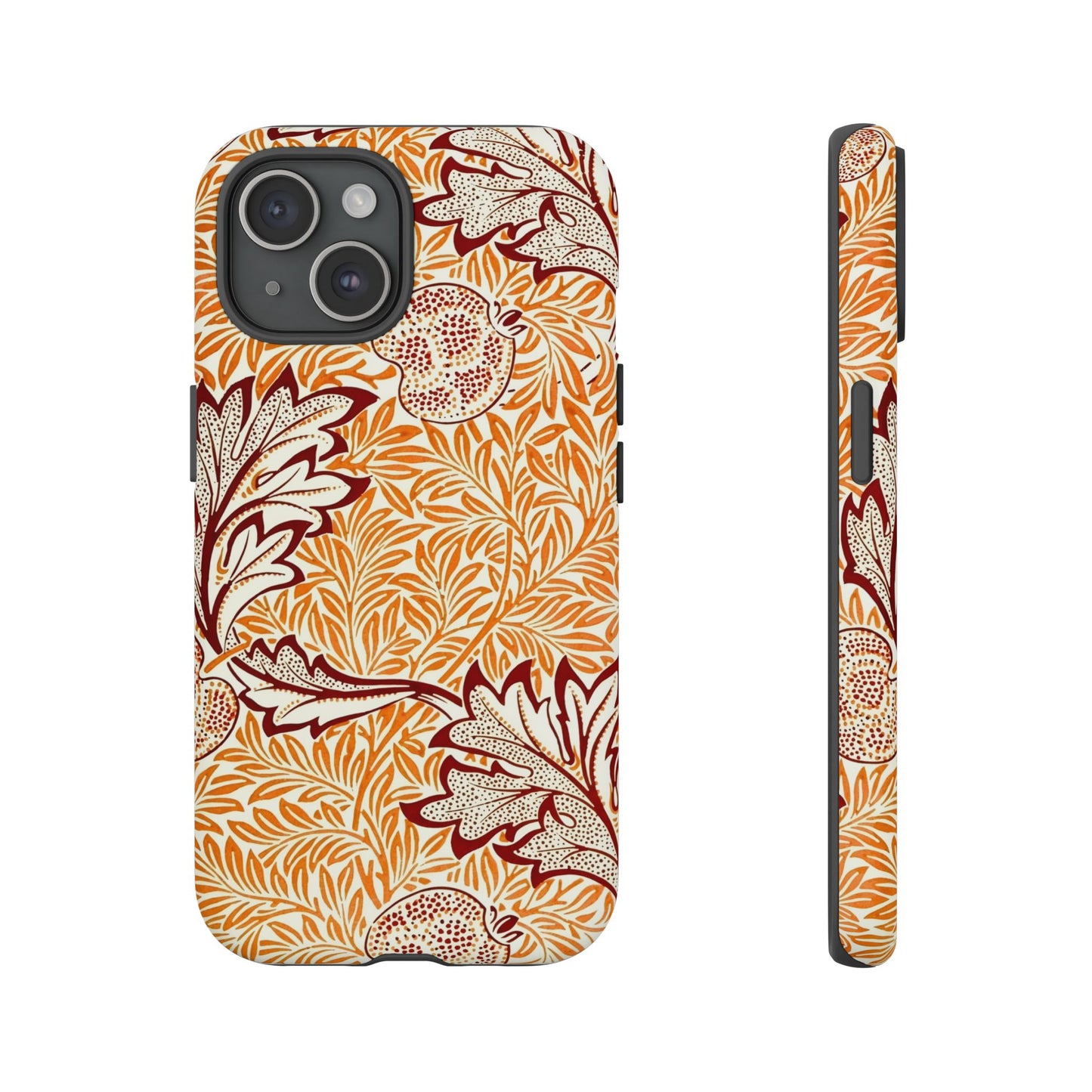 Stylish Phone Case, Tough Cases with Floral Design, Protective Cover, Gift for Her, Cute Phone Accessory
