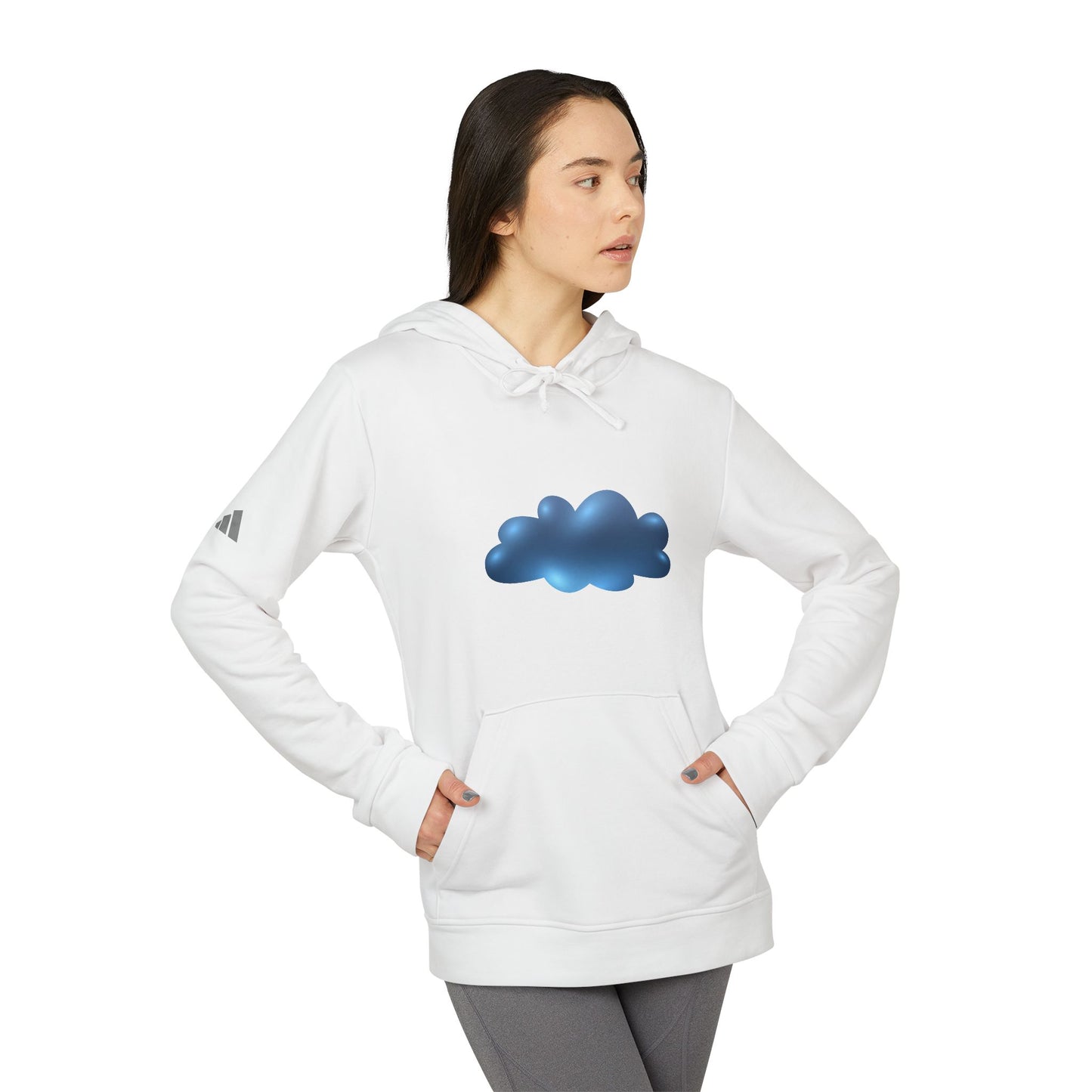 adidas Unisex Fleece Hoodie - Dreamy Cloud Design