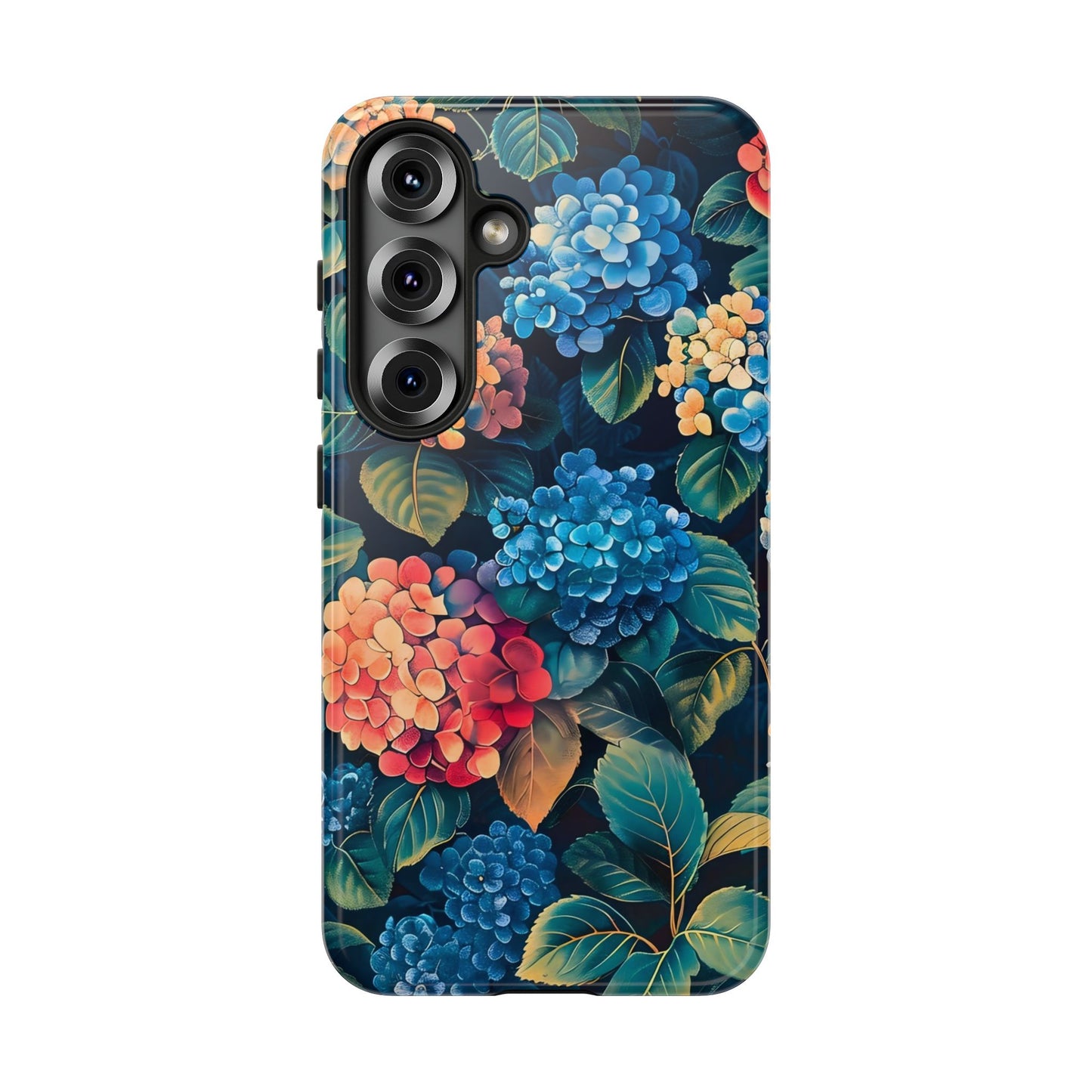 Floral Phone Case, Stylish Tough Case for Gardener Gift, Flower Lover Accessory, Pretty Floral Design, Protective Case