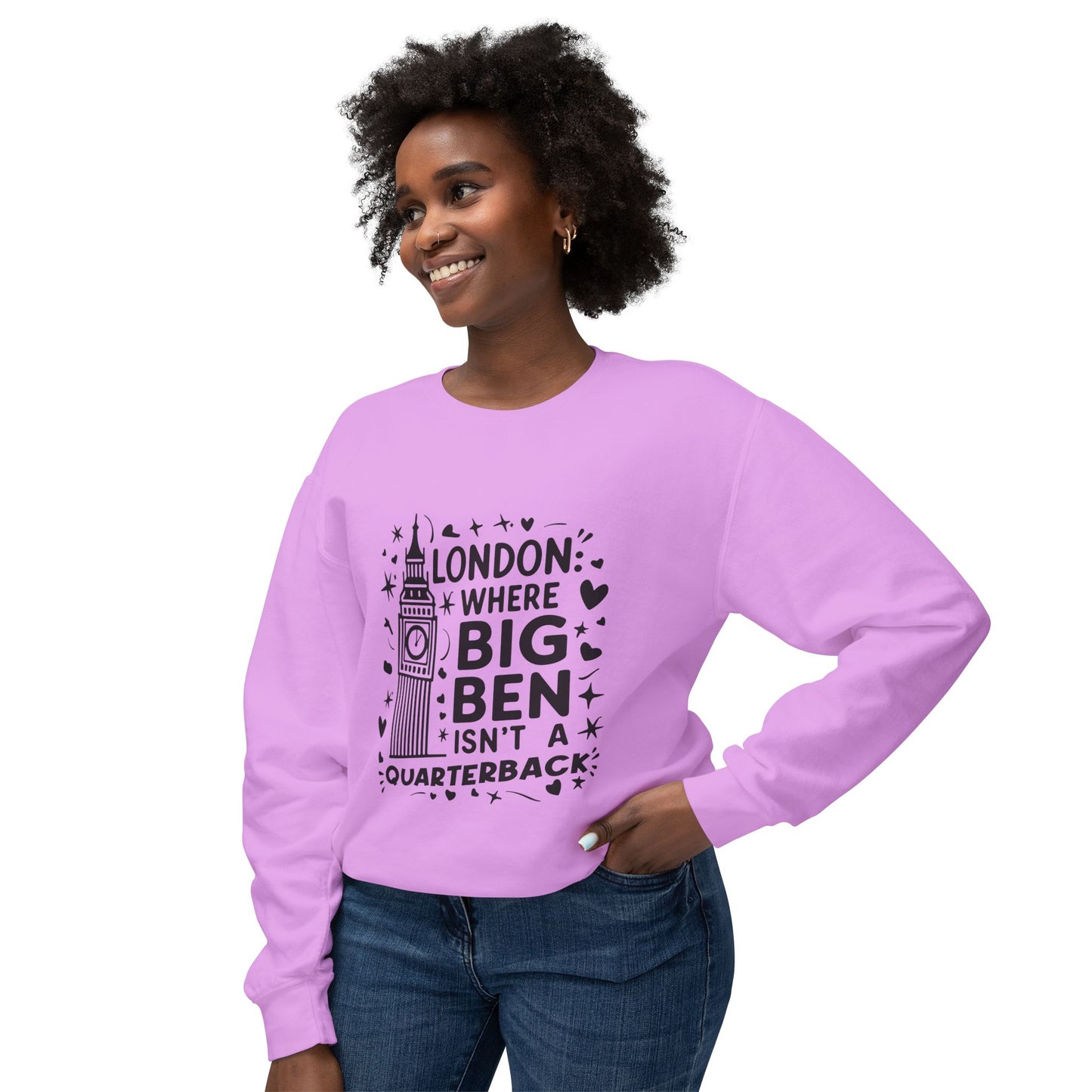 Unisex Lightweight Crewneck Sweatshirt - London's Dream