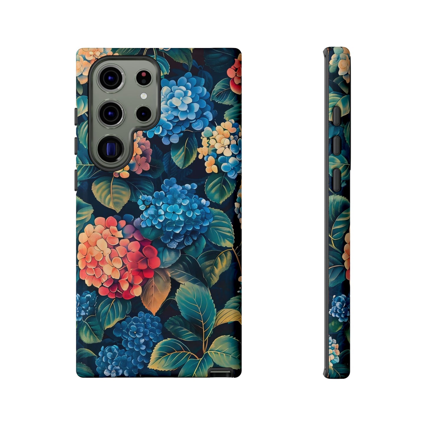 Floral Phone Case, Stylish Tough Case for Gardener Gift, Flower Lover Accessory, Pretty Floral Design, Protective Case