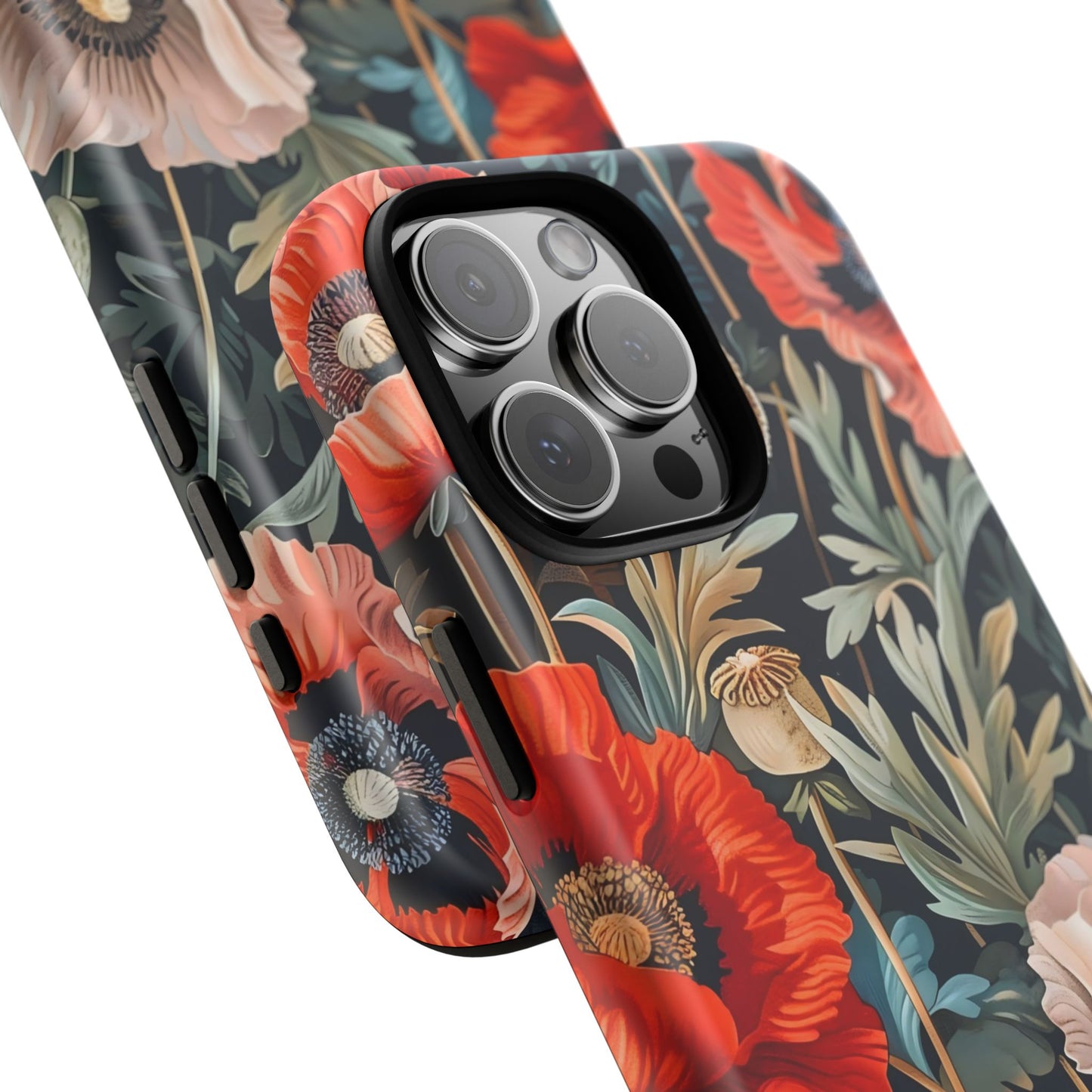 Floral Phone Case - Tough Cases, Flower Design, Chic Tech Accessories, Stylish Gifts, Unique Phone Protectors