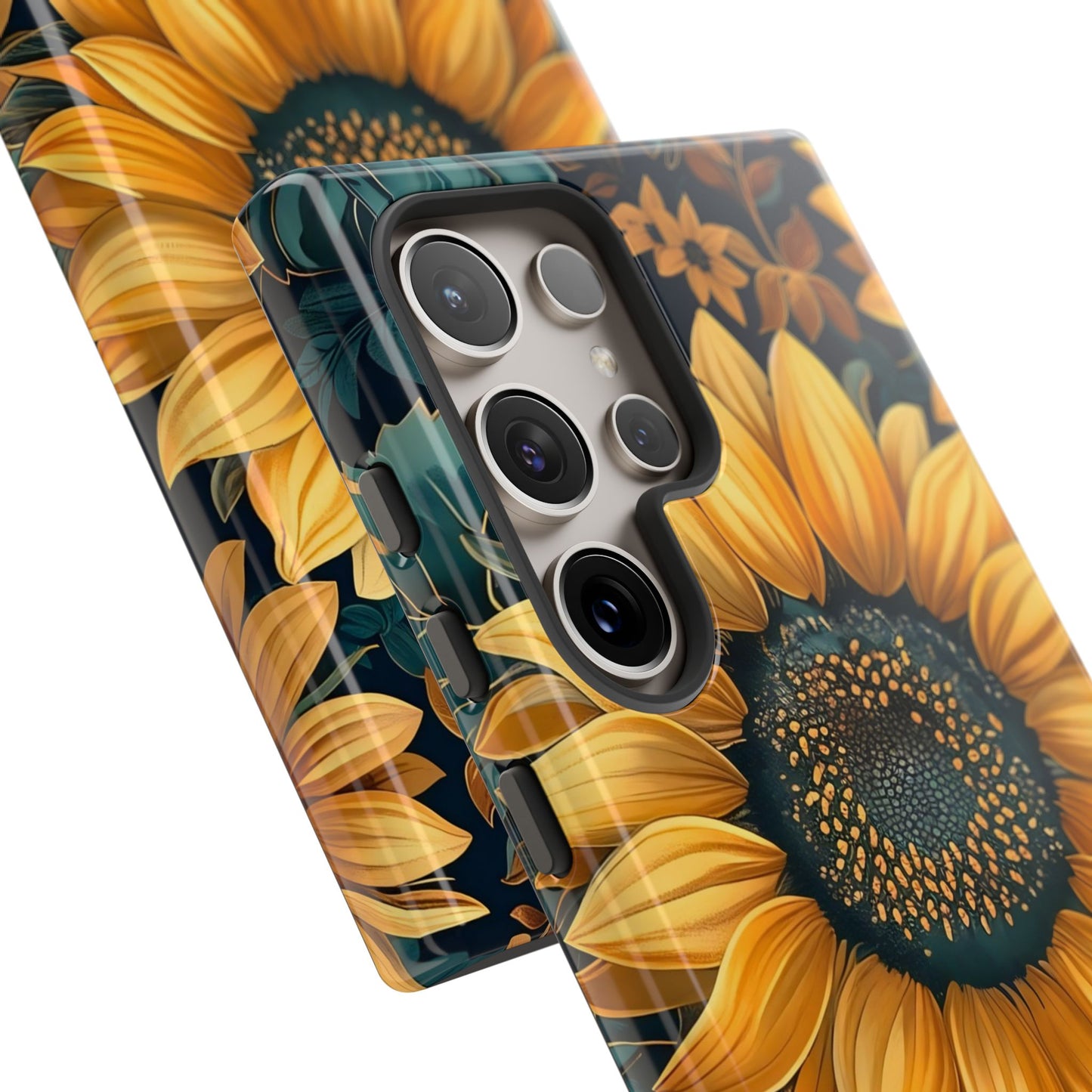 Sunflower Phone Case - Bright Floral Design, Stylish Tough Cover for Sunflower Lovers, Gift for Plant Enthusiasts, Mom Gift, Nature Lovers