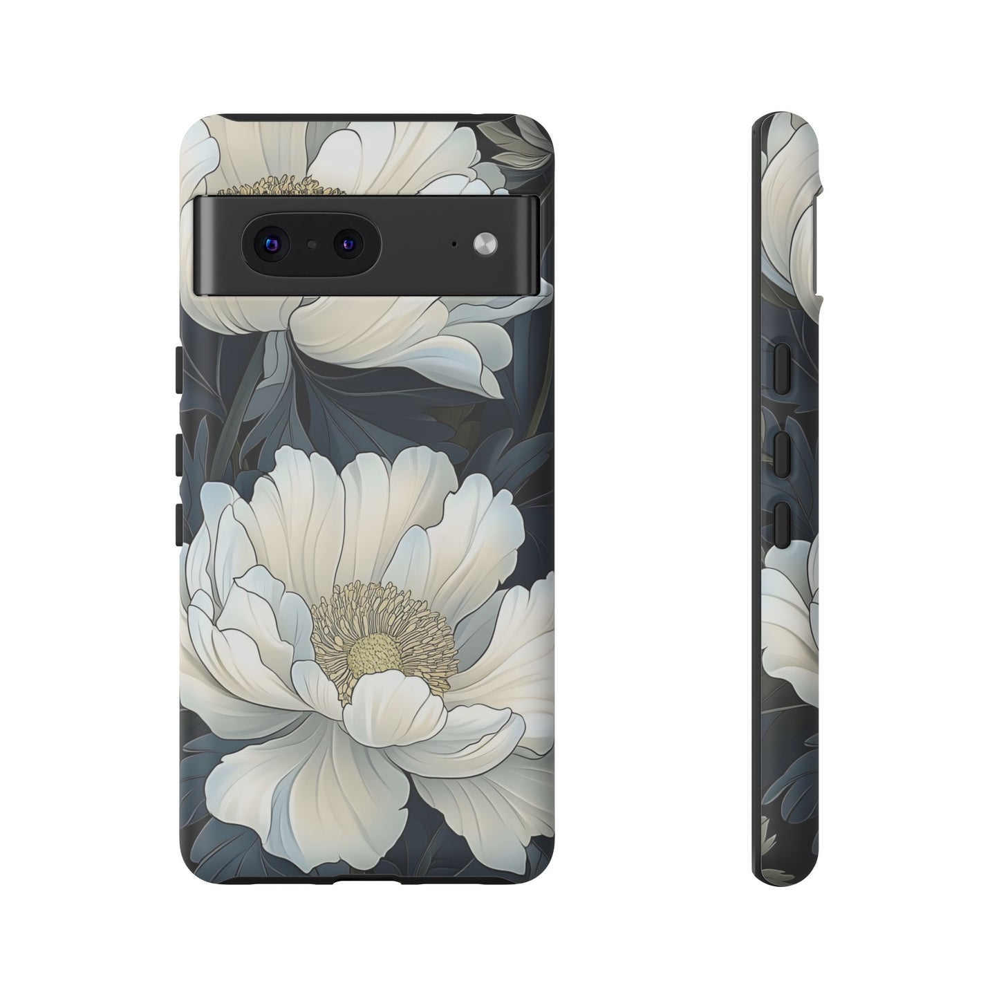 Elegant Floral Phone Case, Floral iPhone Cover, Flower Art Phone Case, Eco-Friendly Mobile Protection, Tough & Stylish Phone Case