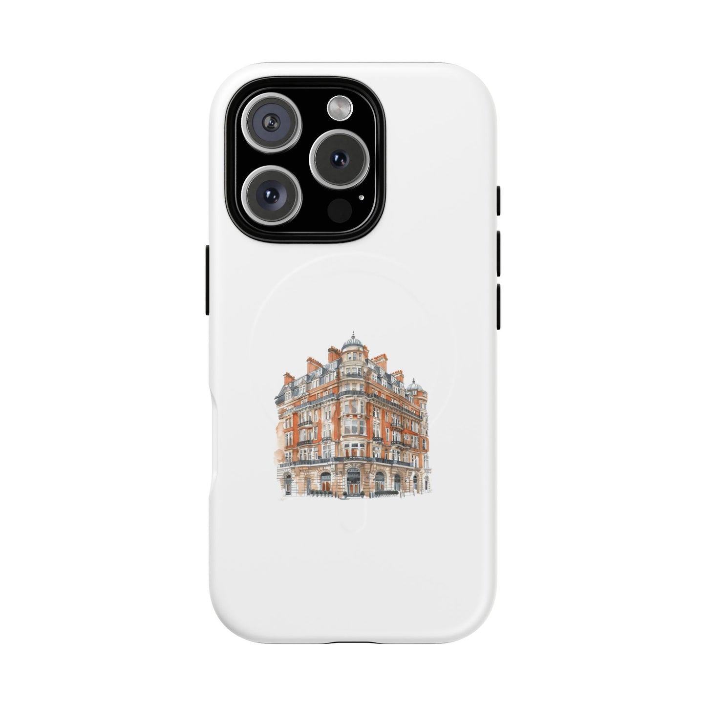Elegant Tough Magnetic Case with Urban Design, Phone Case, Smartphone Protector, Gift for Her, Unique Tech Accessories