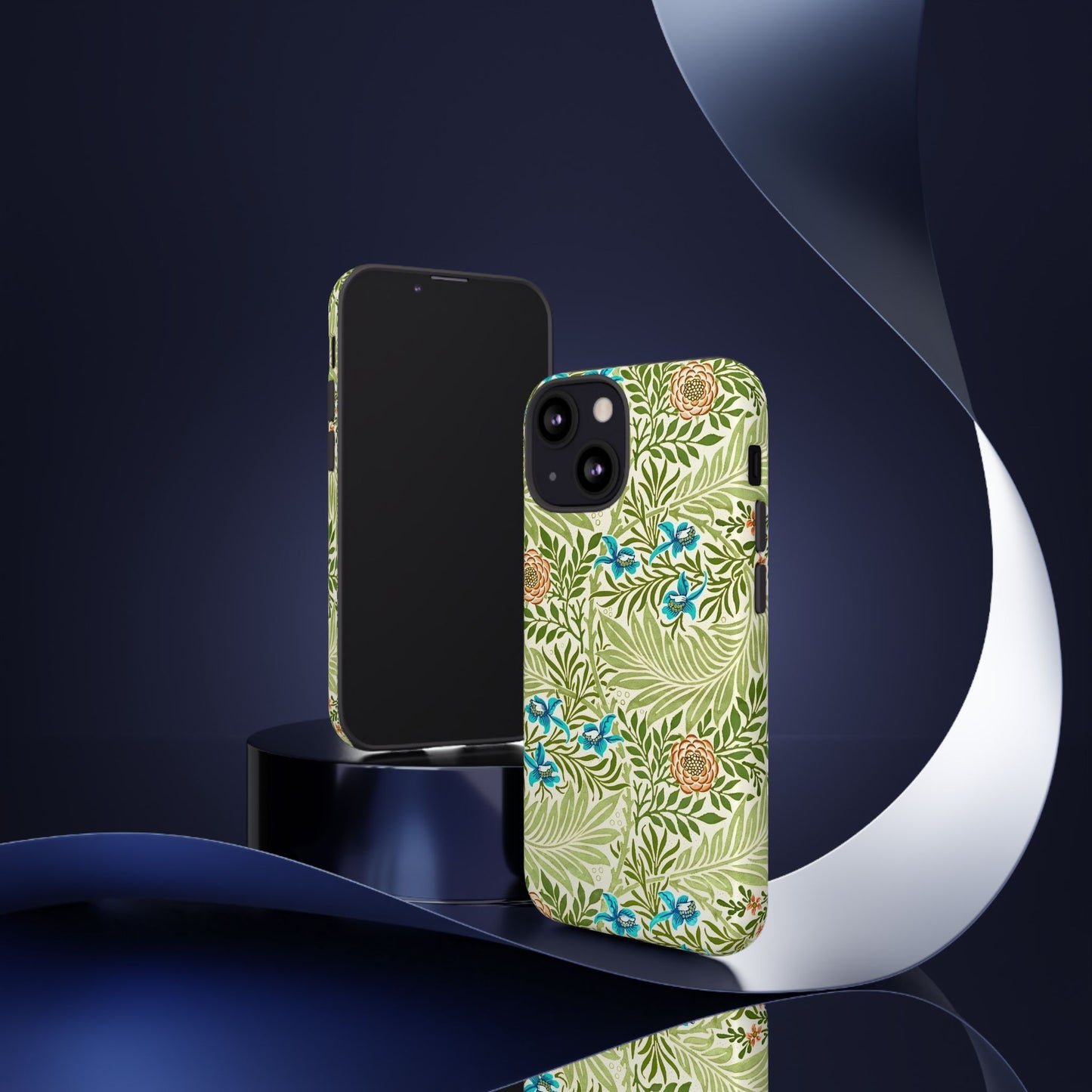 Tough Cases Phone Case, Botanical Print Phone Cover, Floral Smartphone Accessory, Nature-Inspired Tech Gear, Gift for Plant Lovers