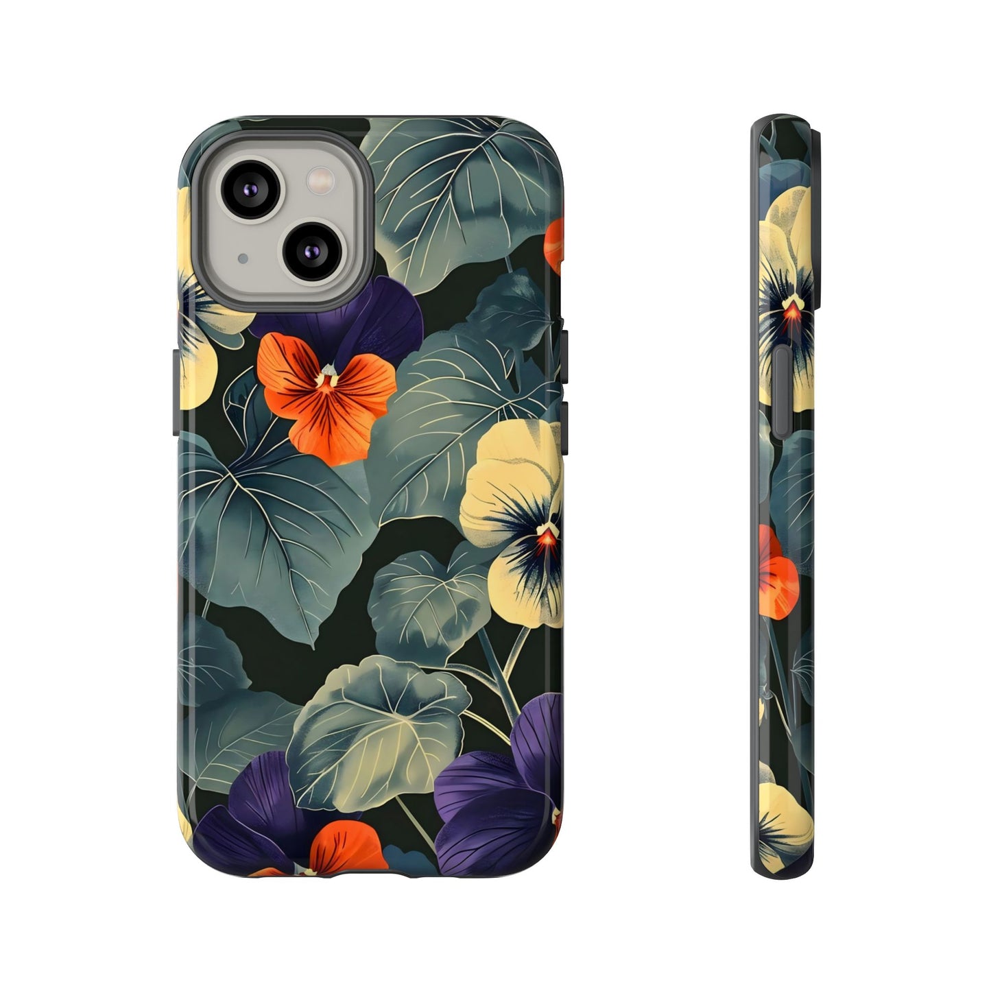 Tough Cases Floral iPhone Case, Tough Phone Cover, Stylish Floral Design, Gift for Her, Summer Vibe, Durable Protective Case
