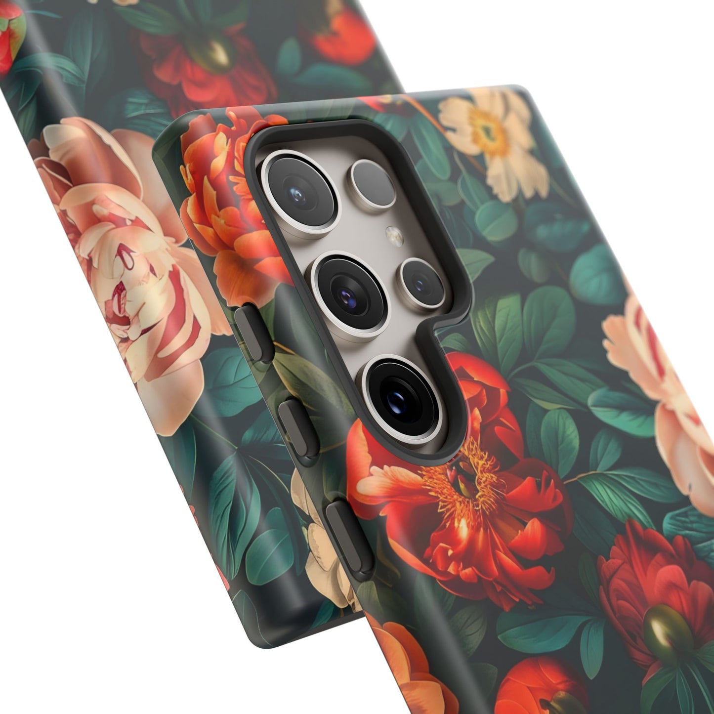 Floral Phone Case - Tough Cases, Vibrant Protection, Gift for Her, Cute Floral Design, Trendy Accessory, Perfect for Spring