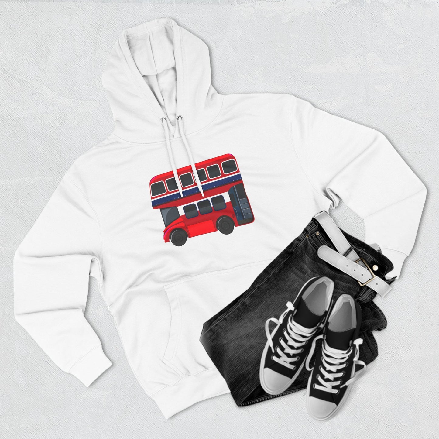 Vintage Car Classy Three-Panel Fleece Hoodie