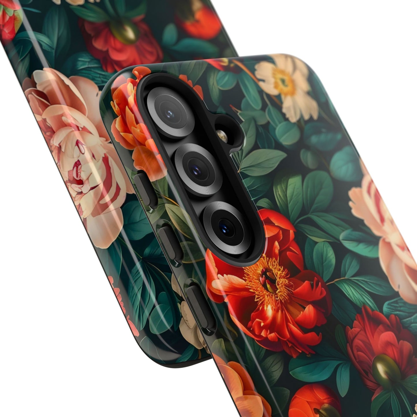 Floral Phone Case - Tough Cases, Vibrant Protection, Gift for Her, Cute Floral Design, Trendy Accessory, Perfect for Spring