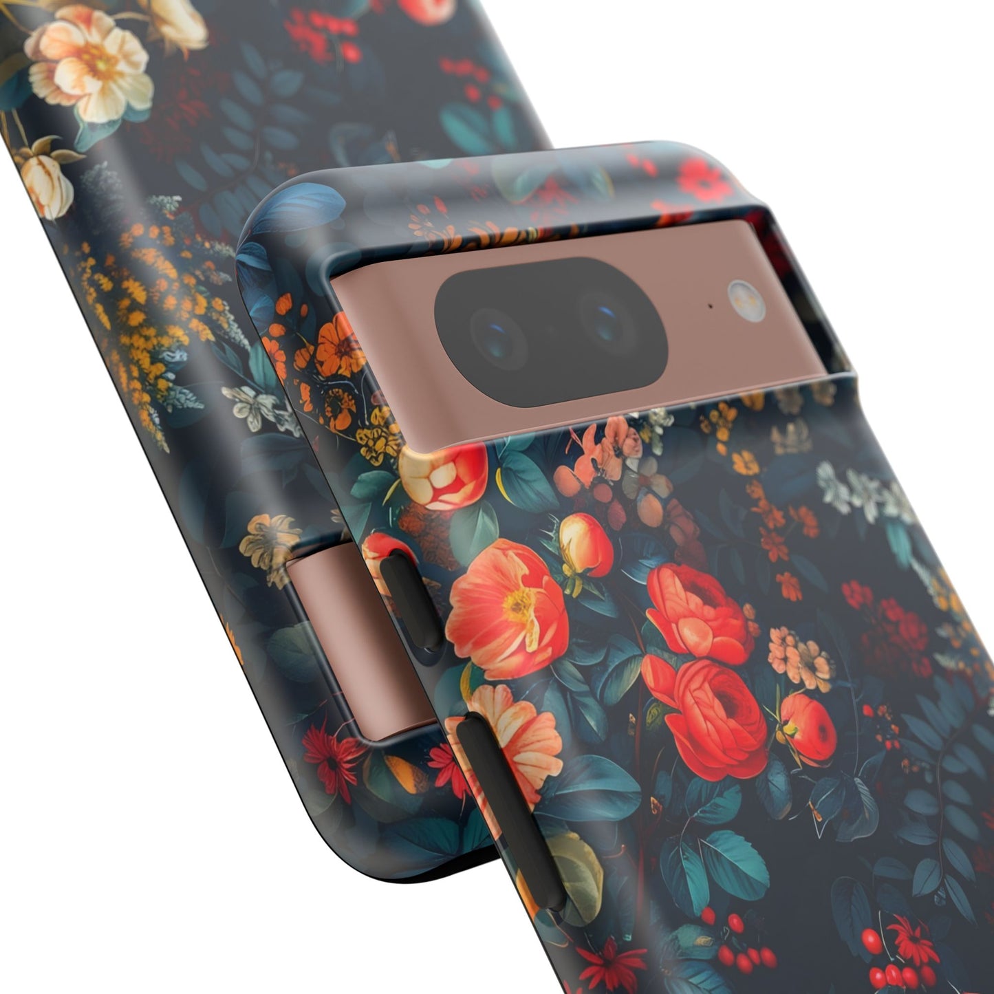 Floral Phone Case - Tough Cases, iPhone Protection, Elegant Floral Design, Gift for Her, Stylish Tech Accessory