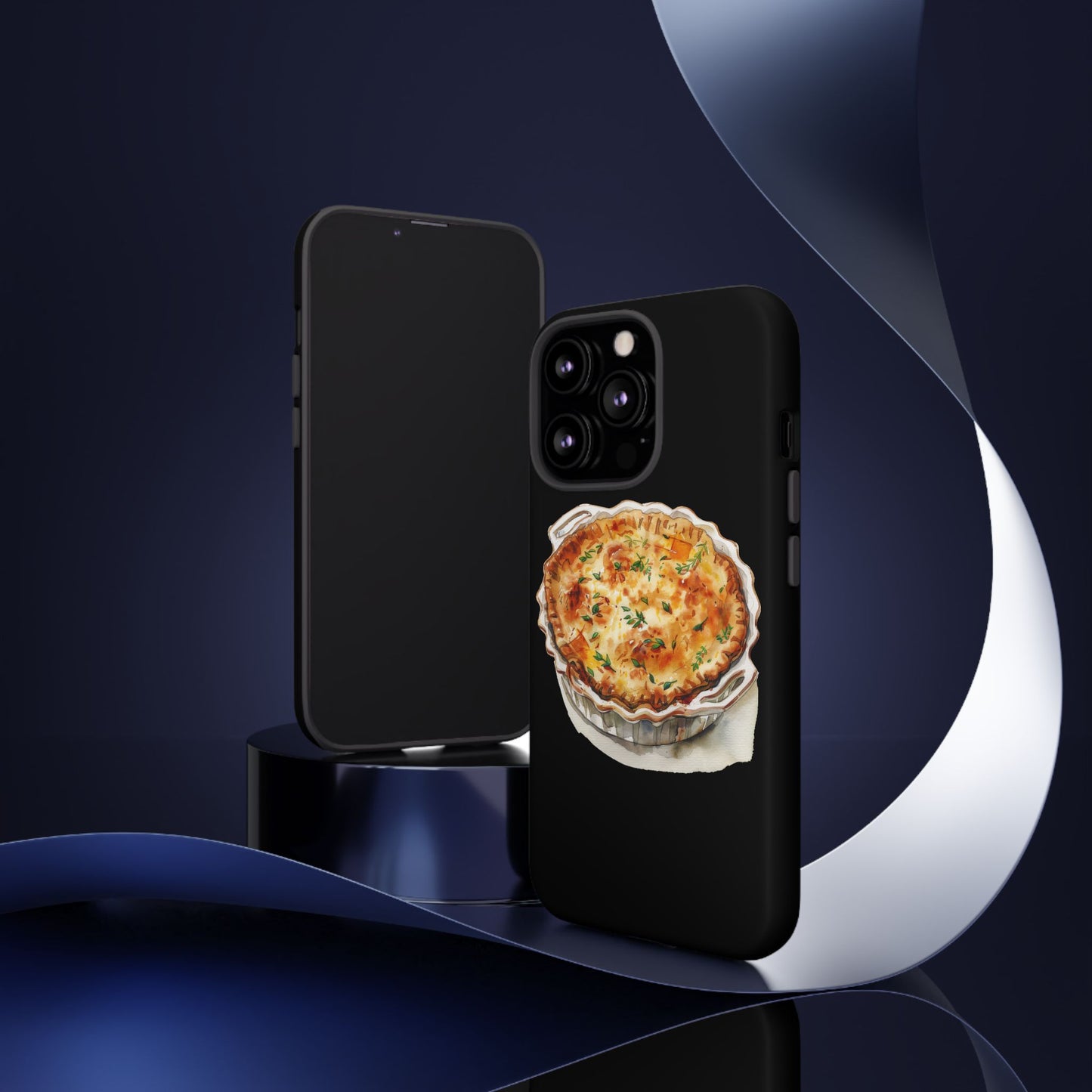 Quiche Phone Case - Funky Kitchen Decor, Foodie Gift, Chef Accessories, Culinary Art, Quirky Phone Cover