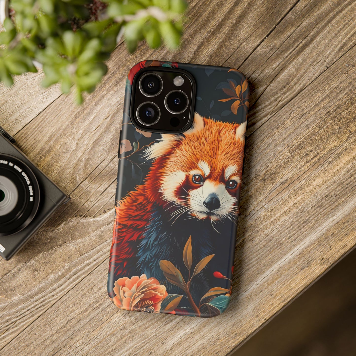 Cute Red Panda Phone Case, Wildlife Lover Gift, Tough Cases for iPhone, Nature-Themed Phone Cover, Animal Art Shell, Cute Tech Accessories