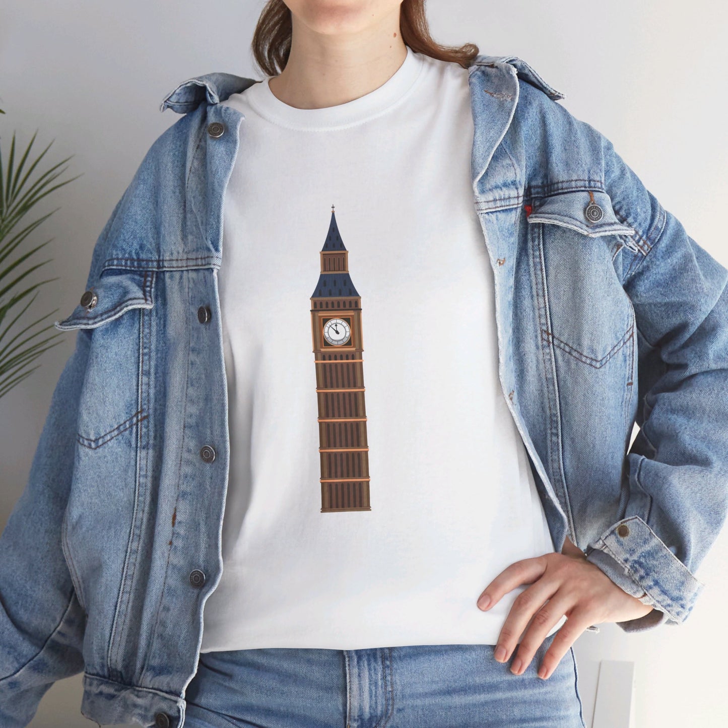 Big Ben - Iconic British Tower and Landmark Classic Unisex Heavy Cotton T-shirt